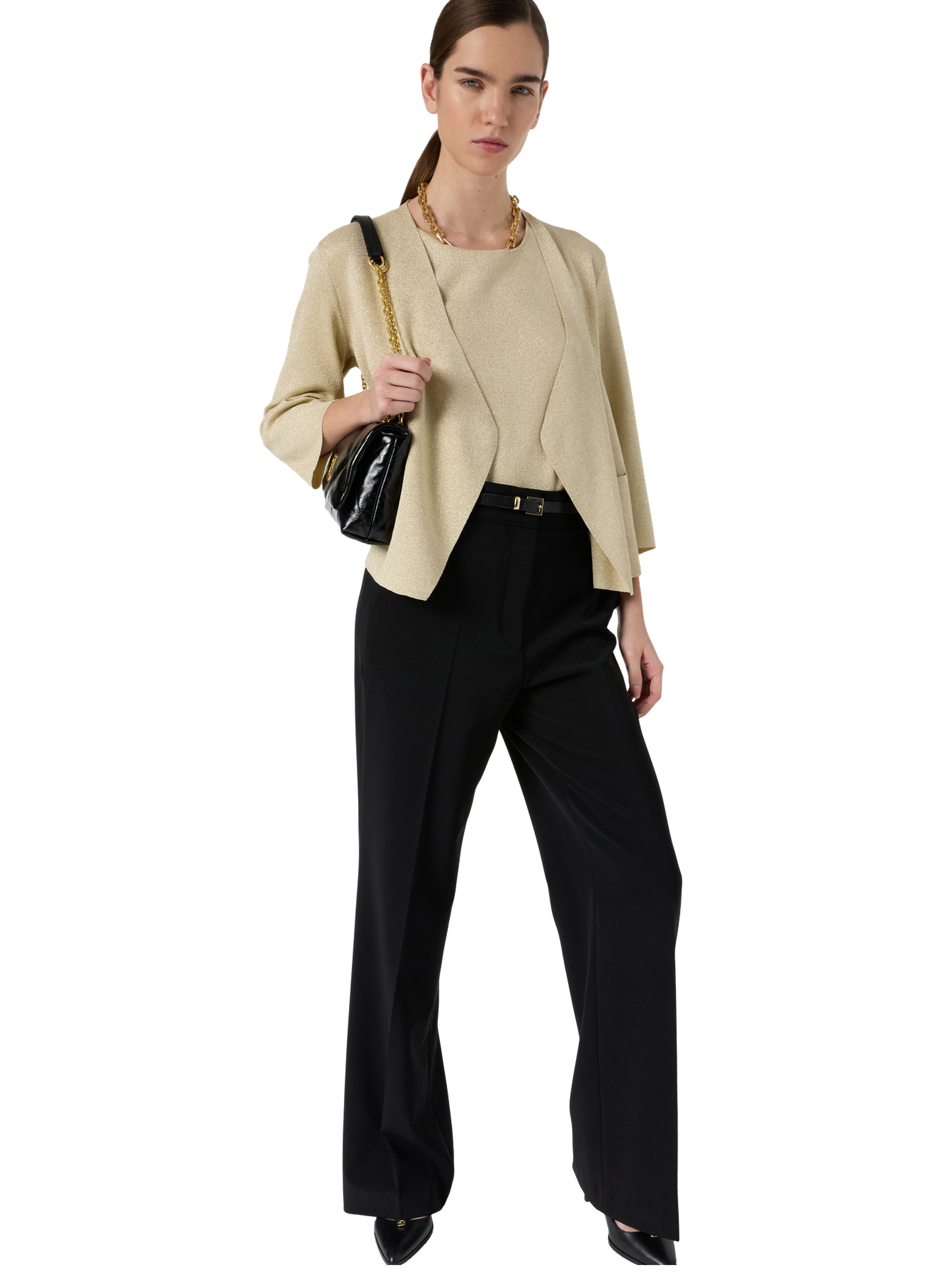 Gilet en microfibre doré - lavina GERARD DAREL Jaune