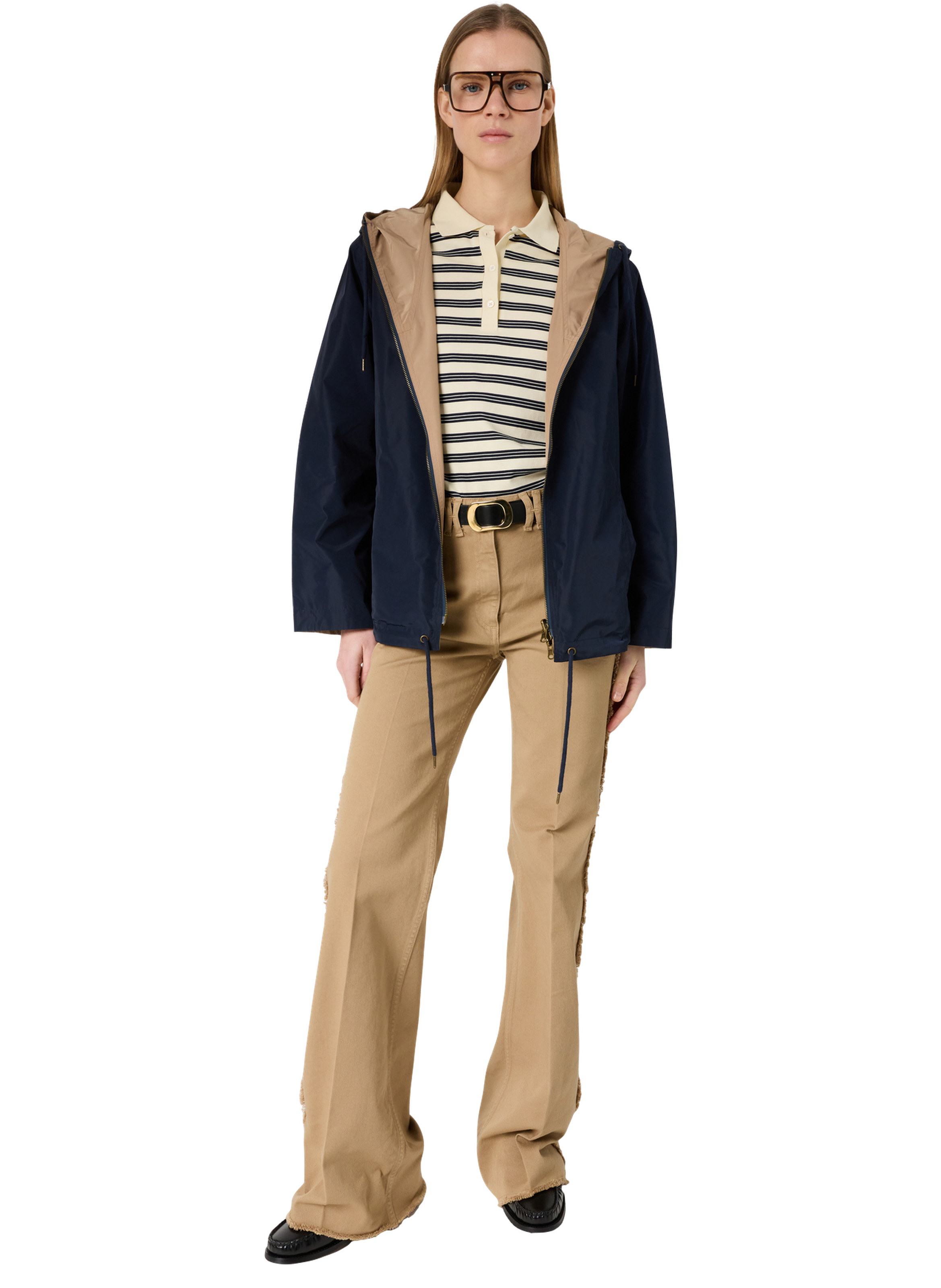 Parka courte à capuche - jordane GERARD DAREL Bleu