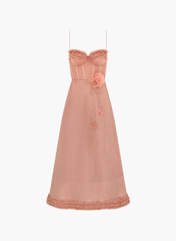 zimmermann blush pink dress Zimmermann Matchmaker Flip Mini Dress