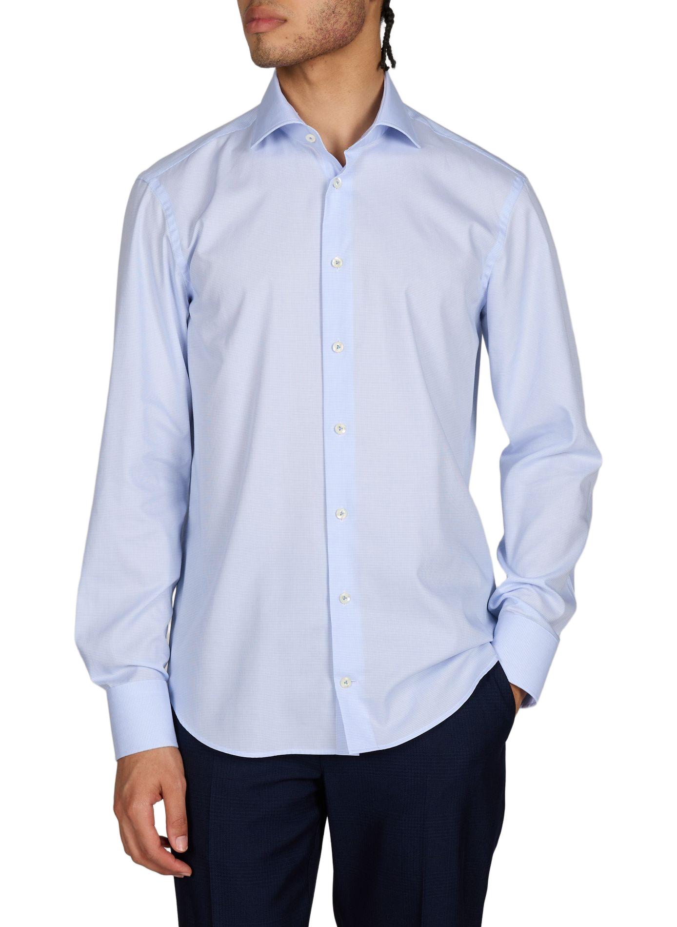 Chemise à carreaux col classique  VAN LAACK Bleu