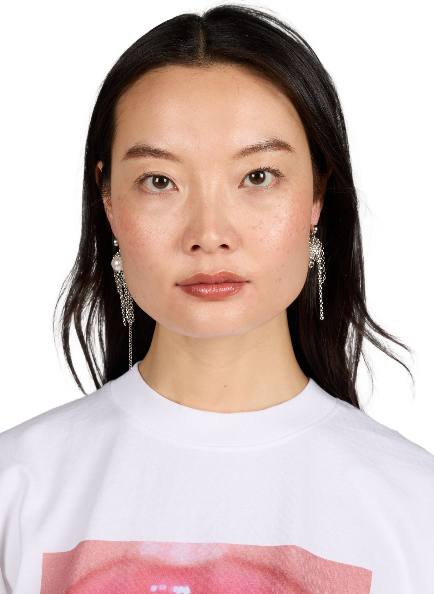 Nicole brass earrings JUSTINE CLENQUET Silver