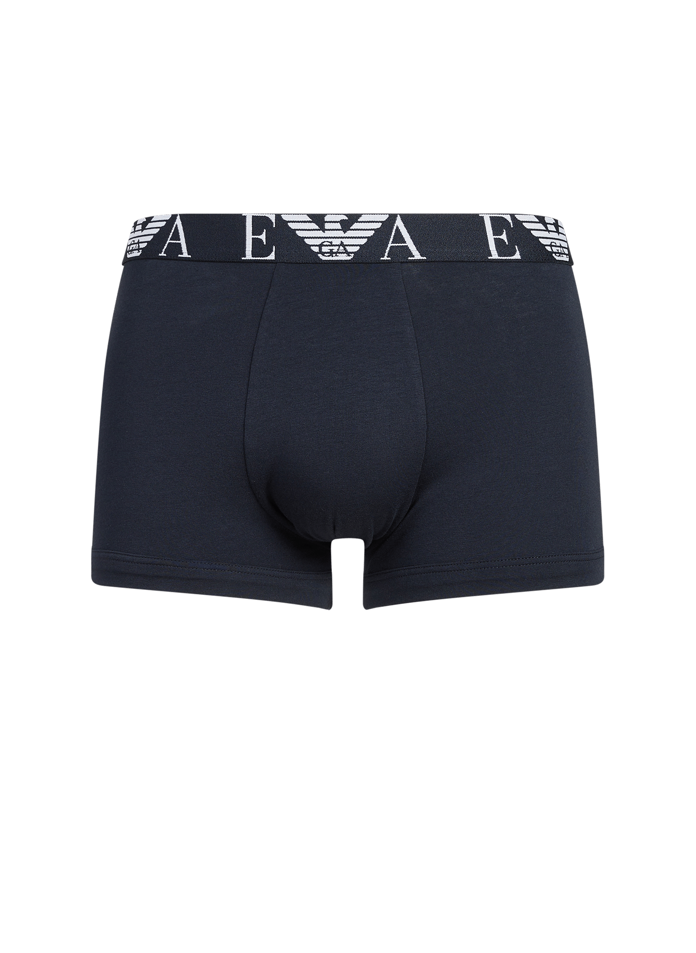 Set of 5 solid color boxer briefs in blended cotton EMPORIO ARMANI Multicolour