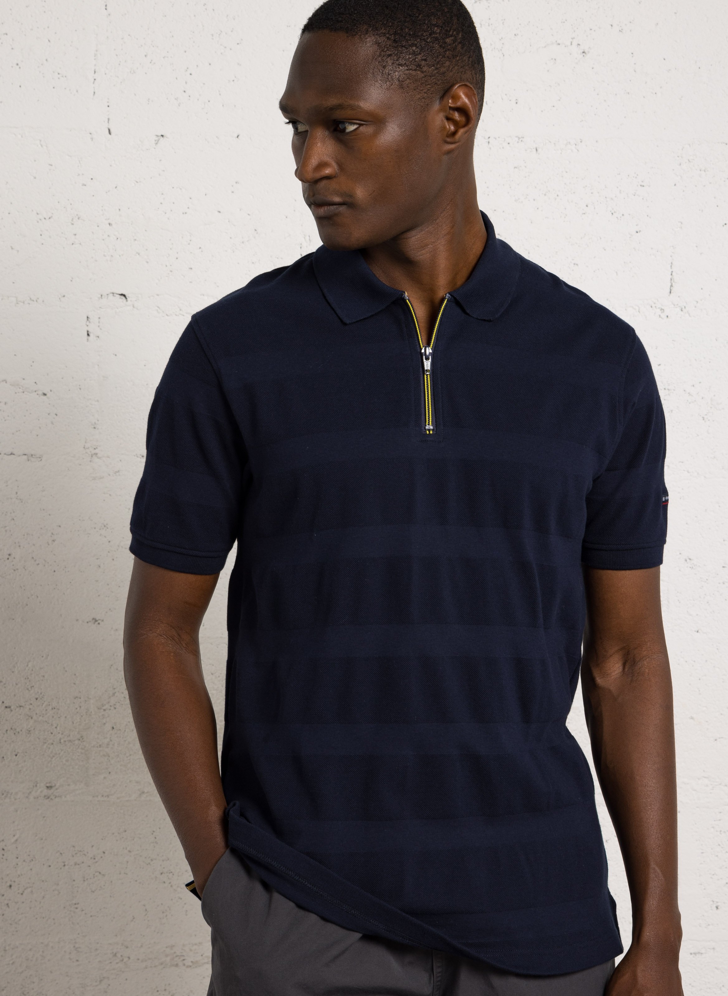 Short sleeve cotton polo shirt ARMOR-LUX Blue