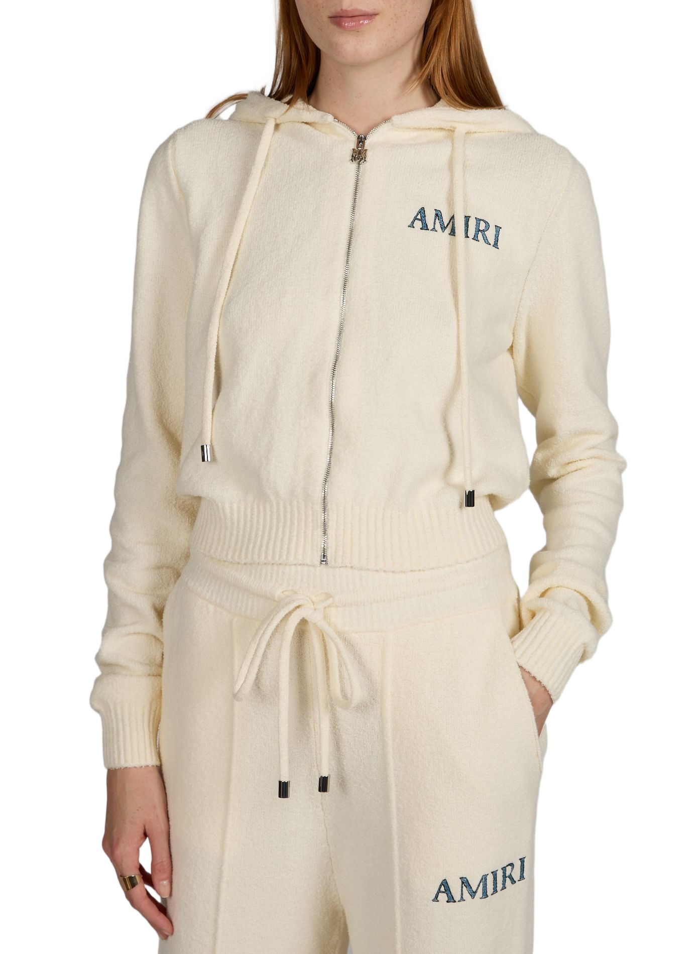 Hoodie Hope and Dreams à capuche en coton mélangé AMIRI Blanc