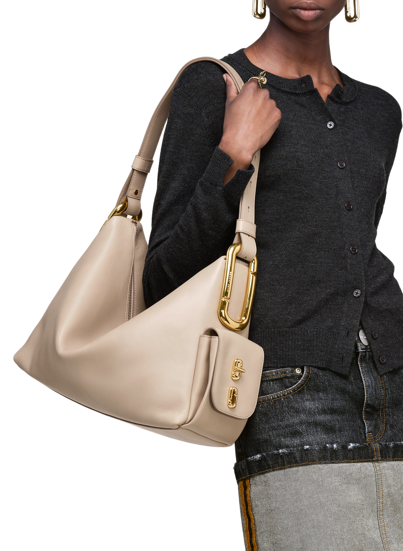 Große Ledertasche "The Scene" | Grau MARC JACOBS Damen