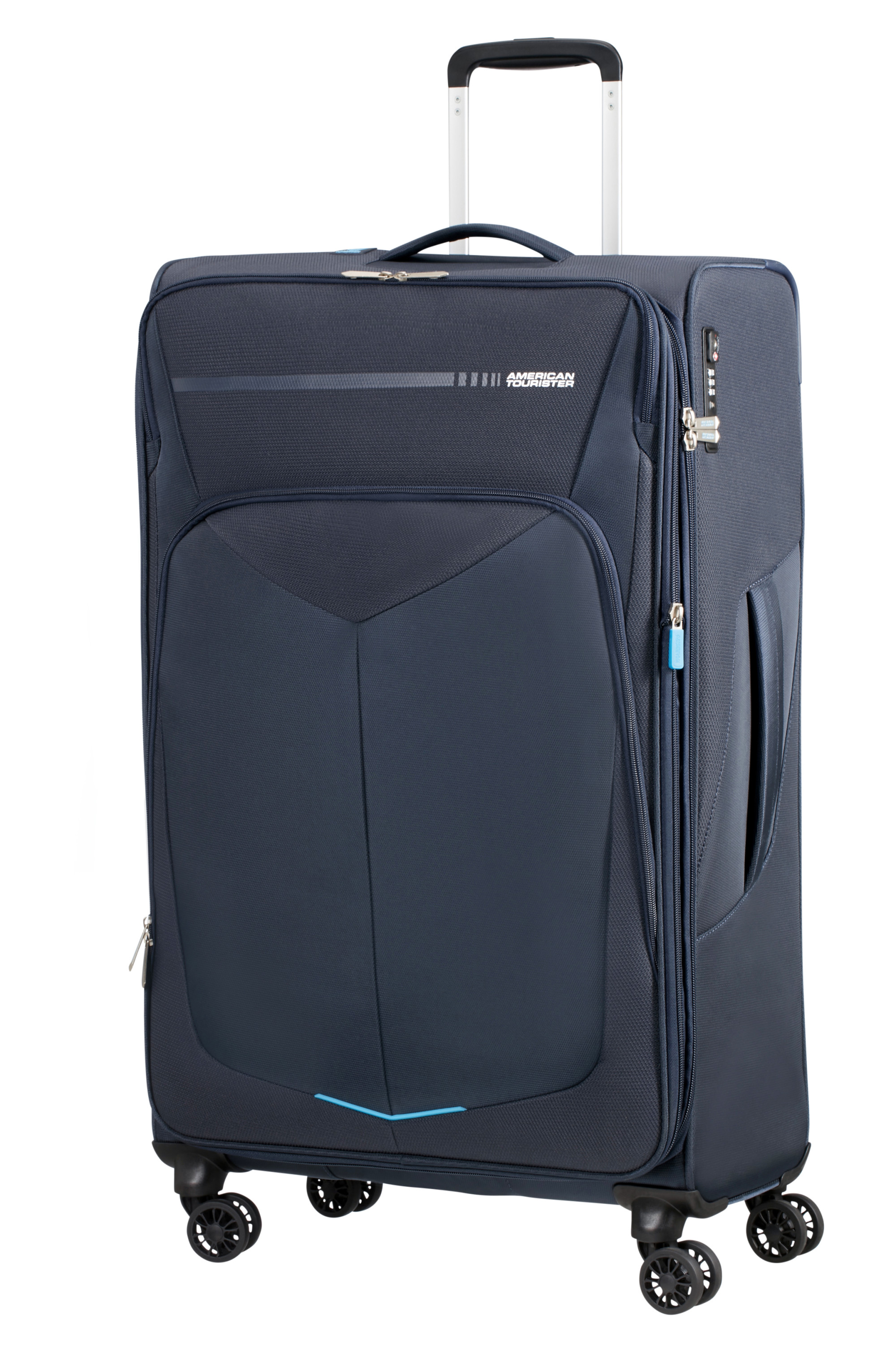 Summerfunk valise 4 roues taille l AMERICAN TOURISTER Bleu