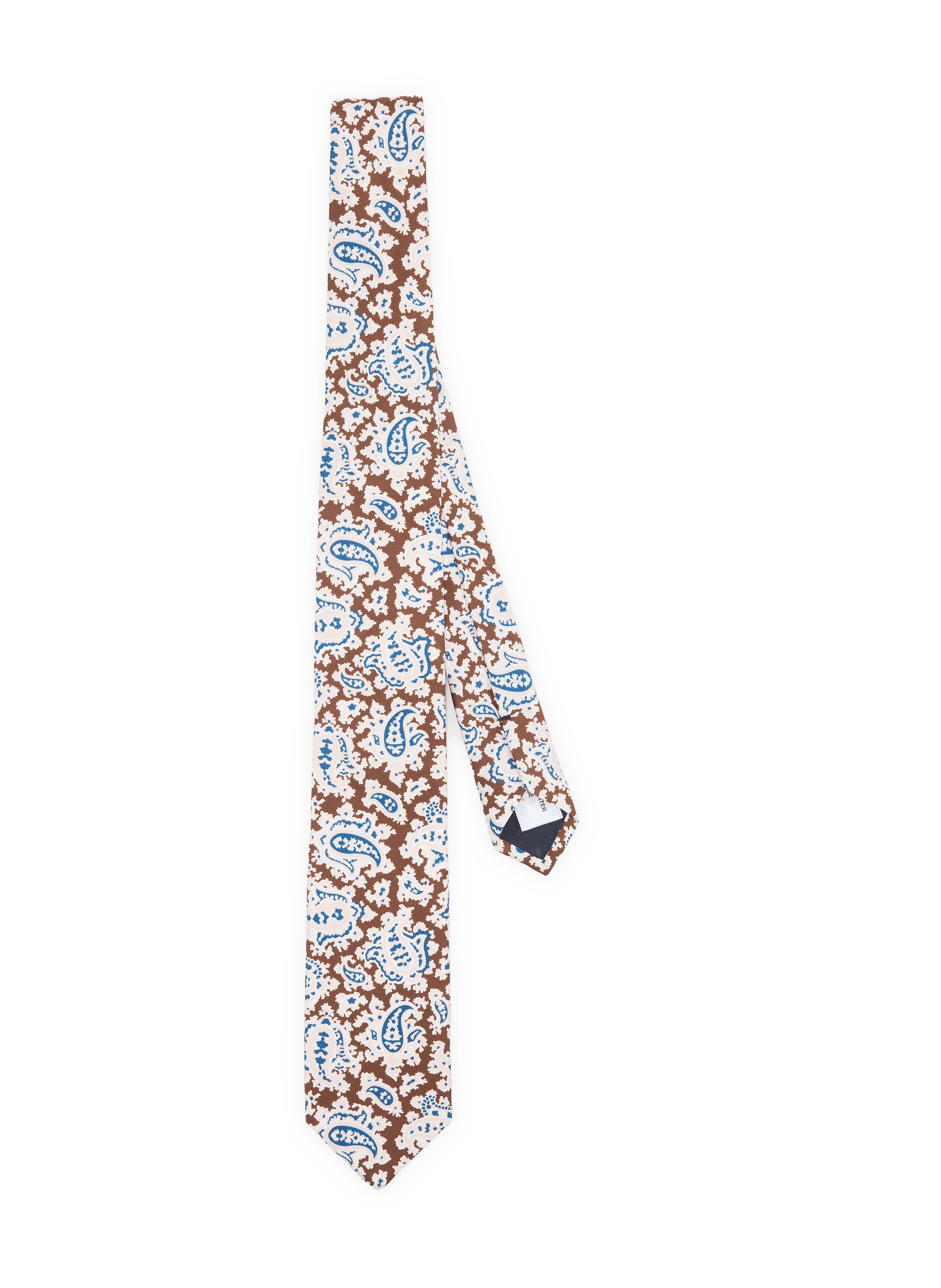 Silk patterned tie AU PRINTEMPS PARIS Multicolour
