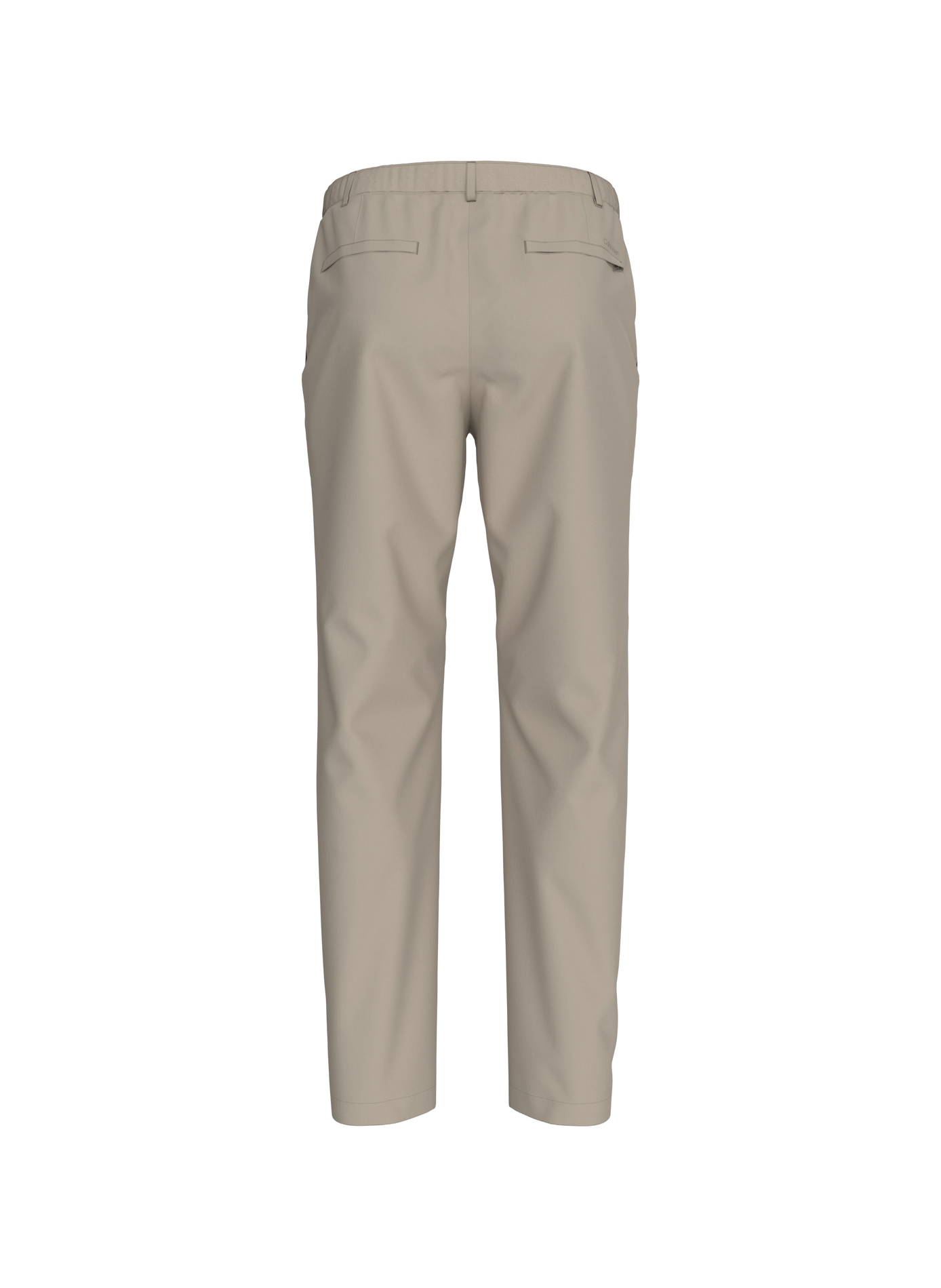 Pantalon chino slim en coton mélangé CALVIN KLEIN Beige