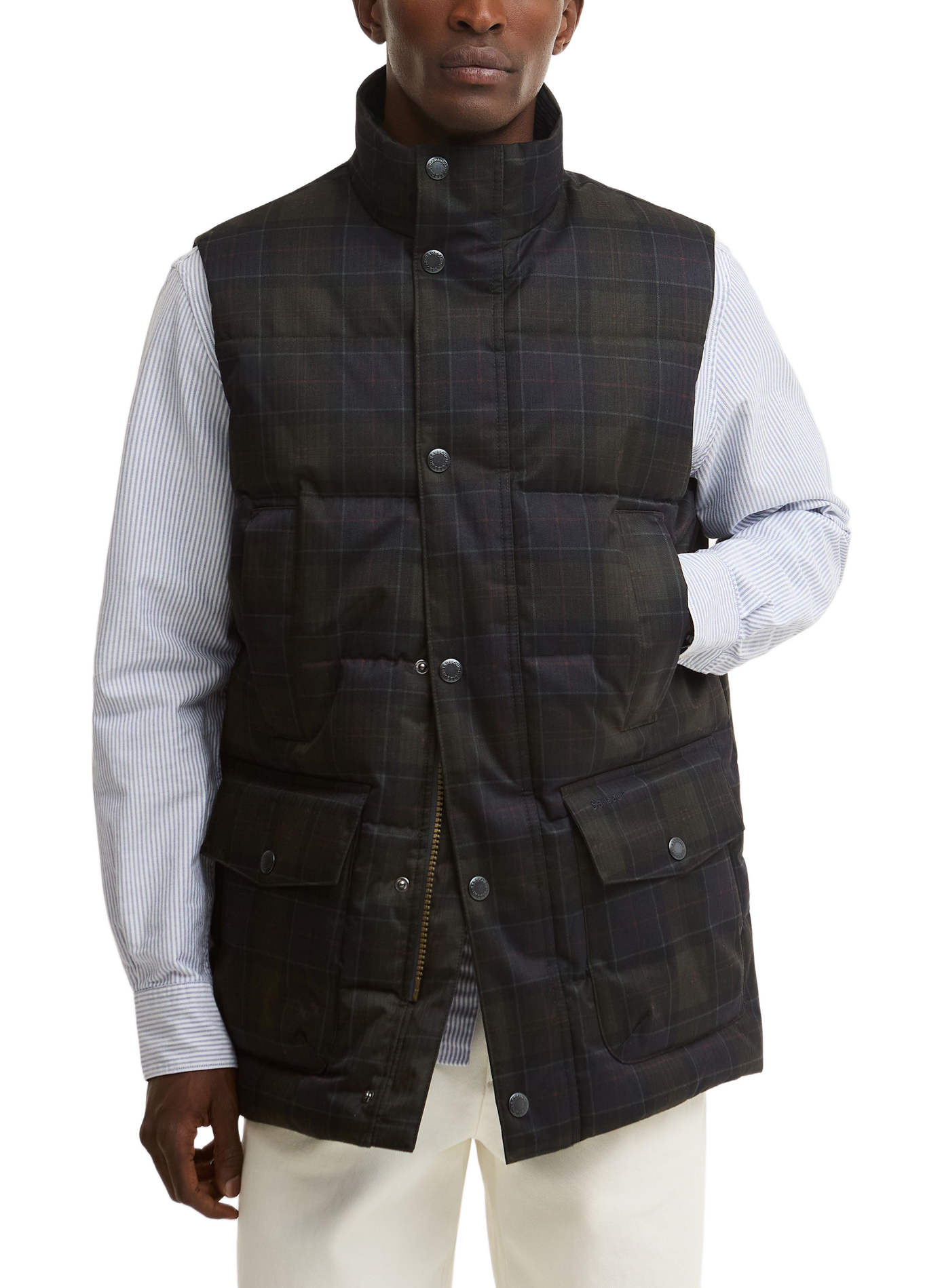 Doudoune col montant BARBOUR Multicolore