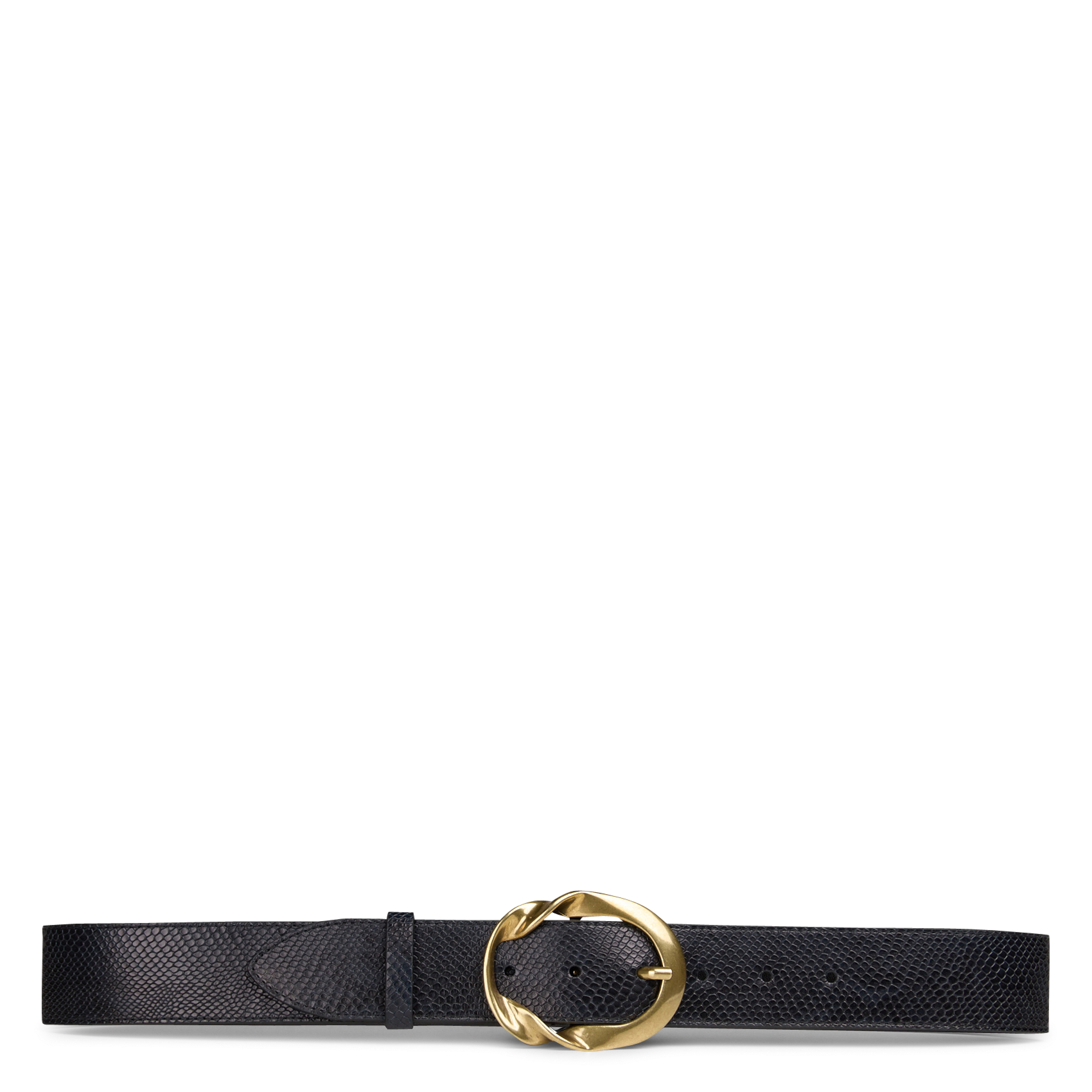 Ceinture en cuir valentin MAISON 123 Noir