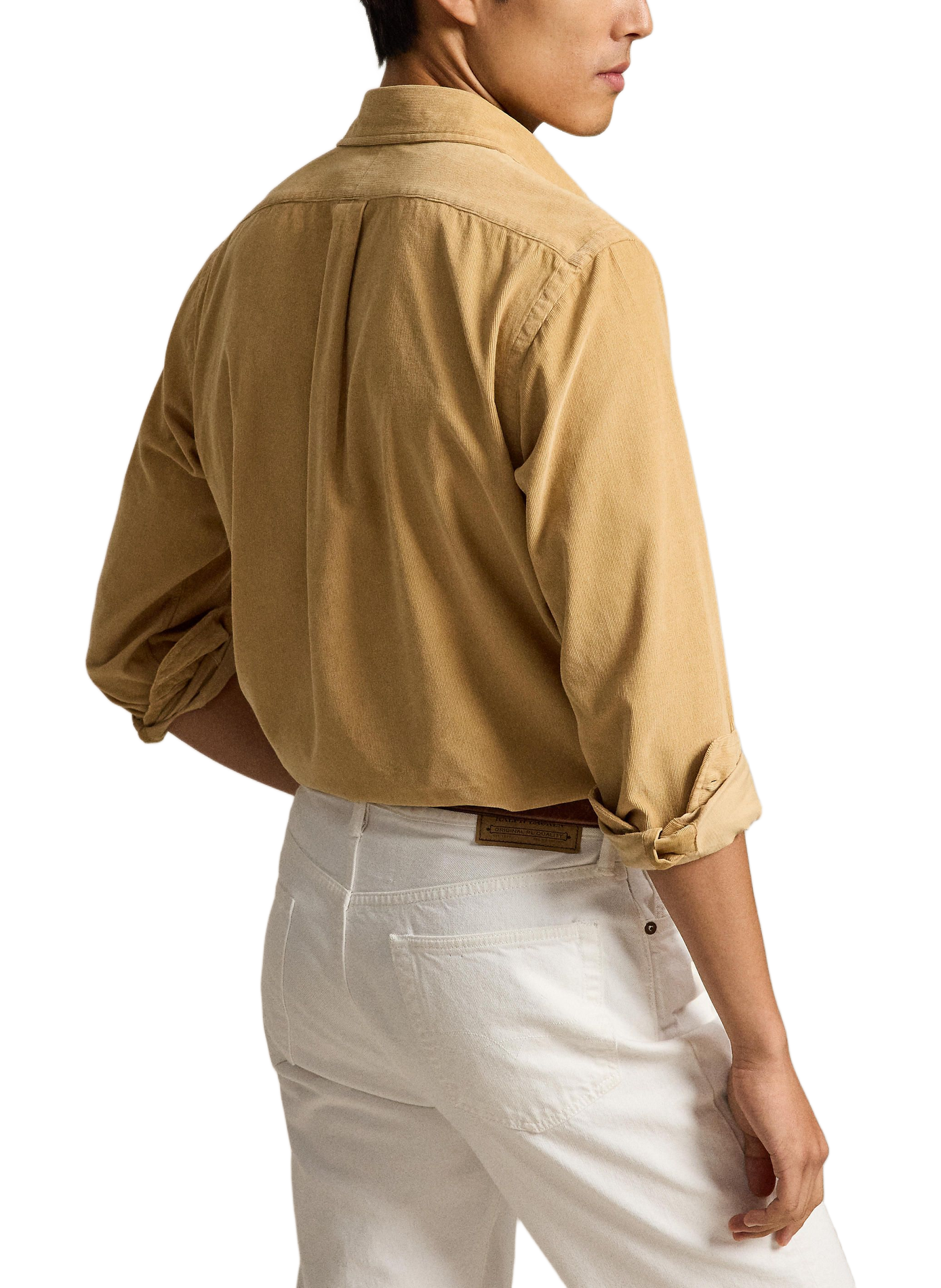 Rechte corduroy hemd van katoen POLO RALPH LAUREN Beige