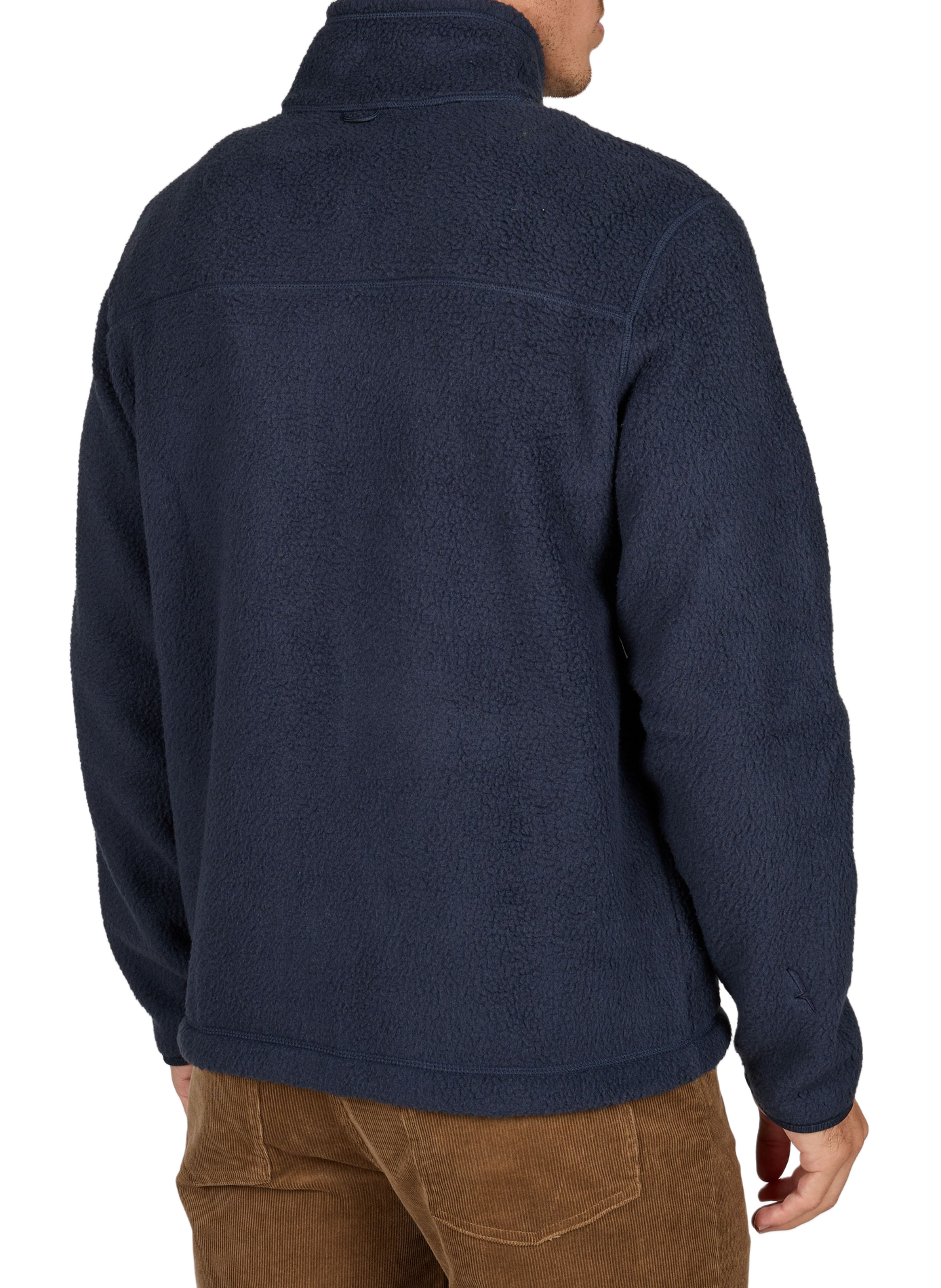 Chaqueta polar recta con cuello alto | Azul AIGLE Hombre