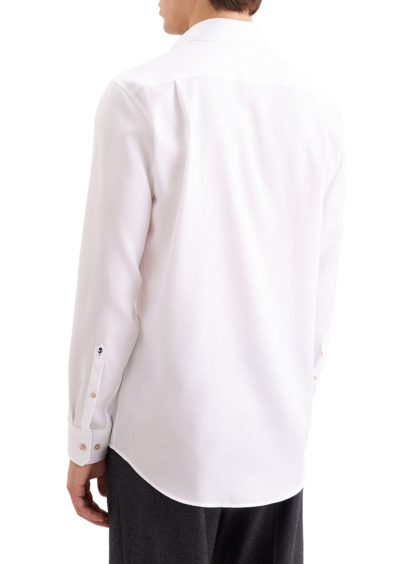 Klassisches Baumwollhemd mit Kragen SEIDENSTICKER Beige