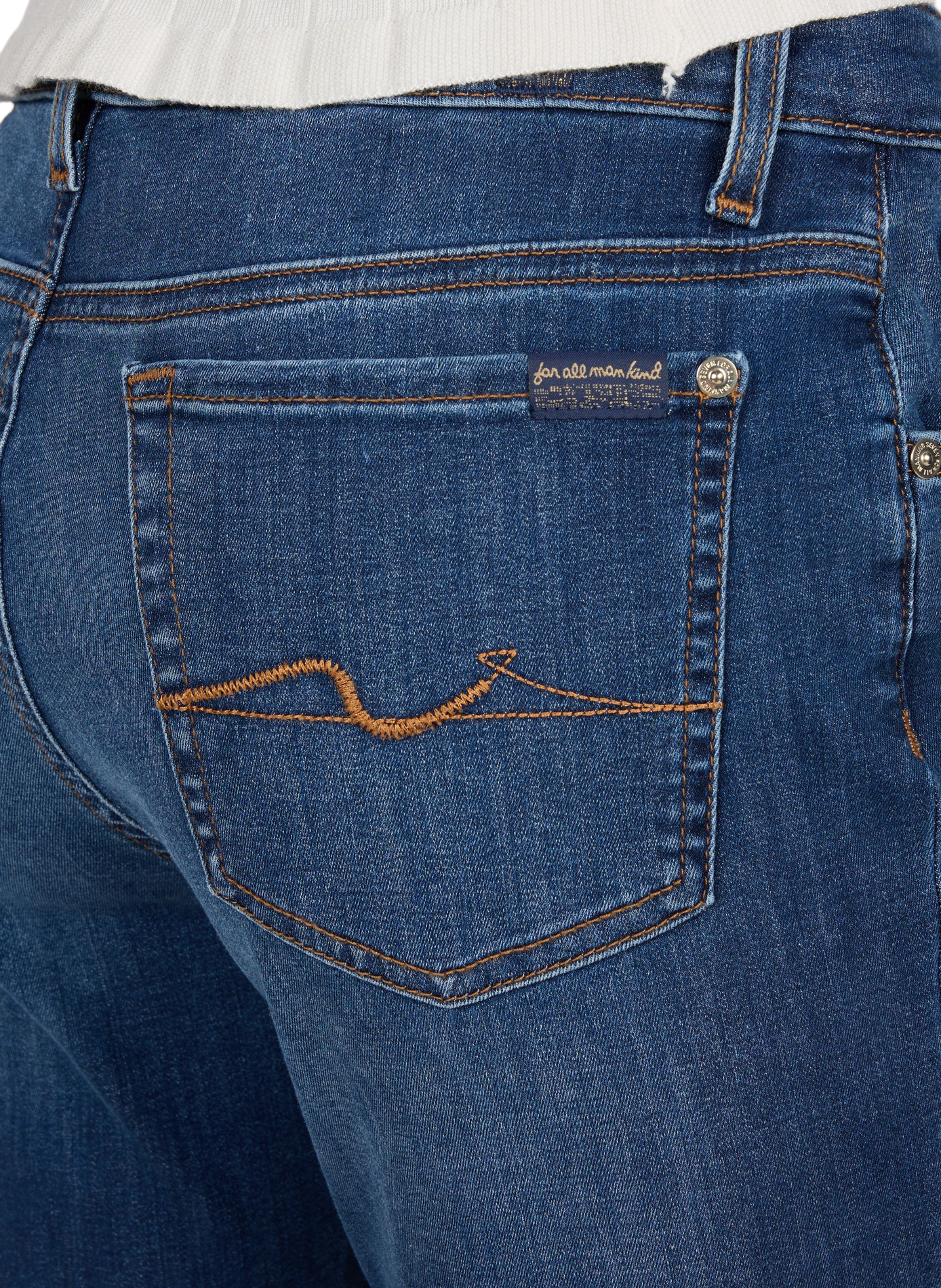Plain skinny jeans 7 FOR ALL MANKIND Blue