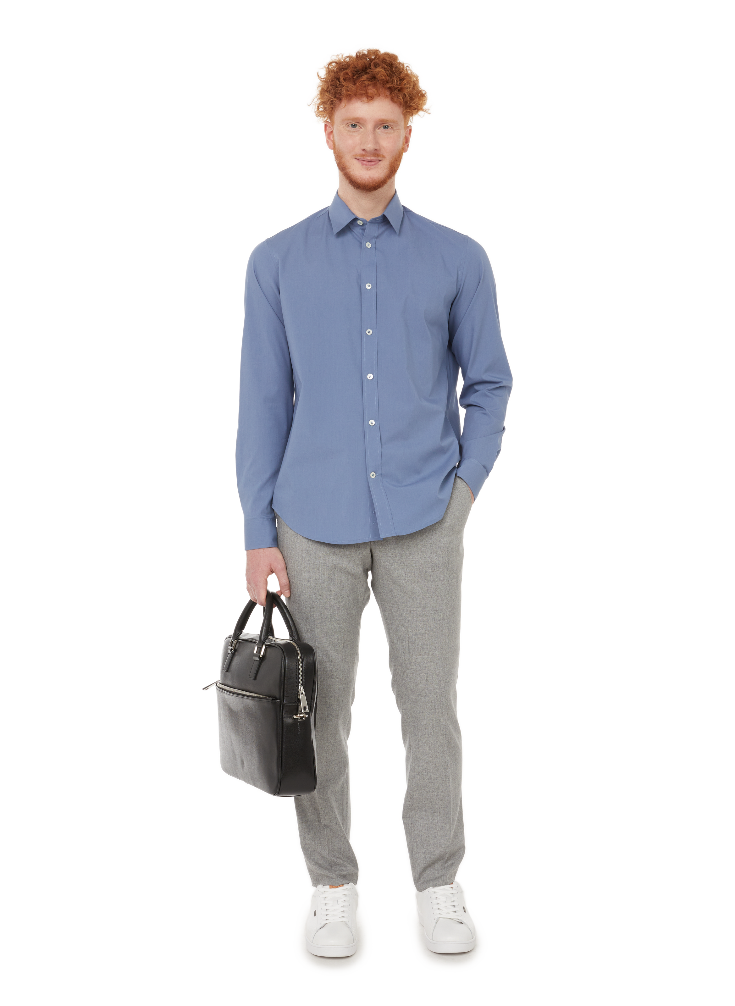 Cotton shirt EDITIONS 102 Blue