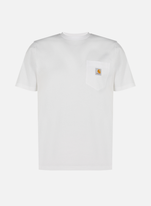 Kurzärmliges Baumwoll-T-Shirt WeißCARHARTT WIP 