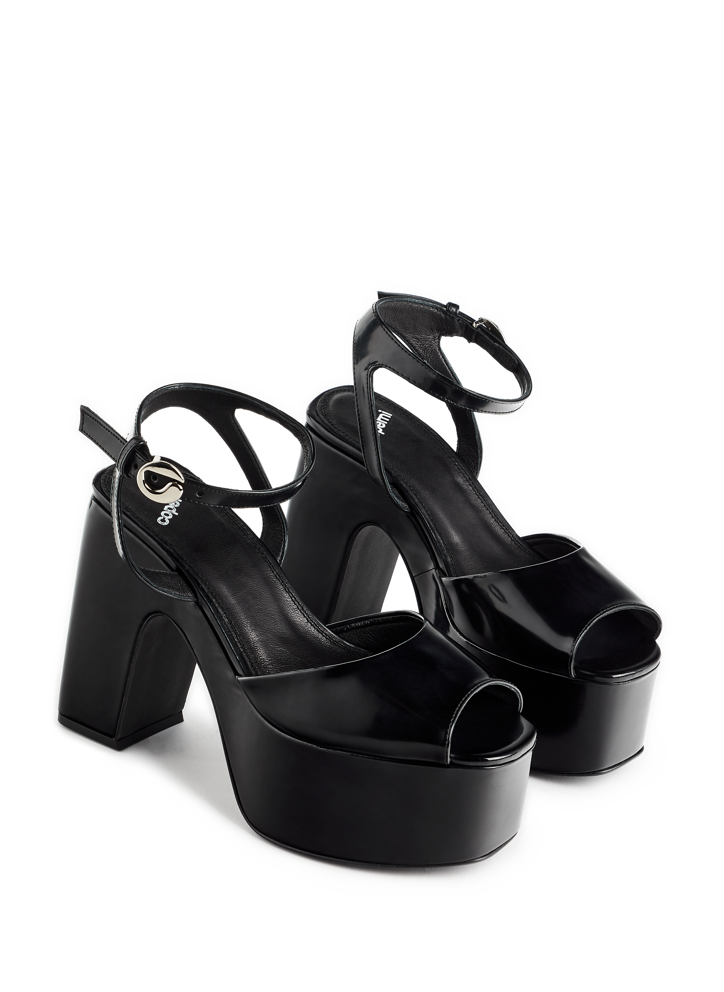 Sandales à plateforme Bridge COPERNI Noir