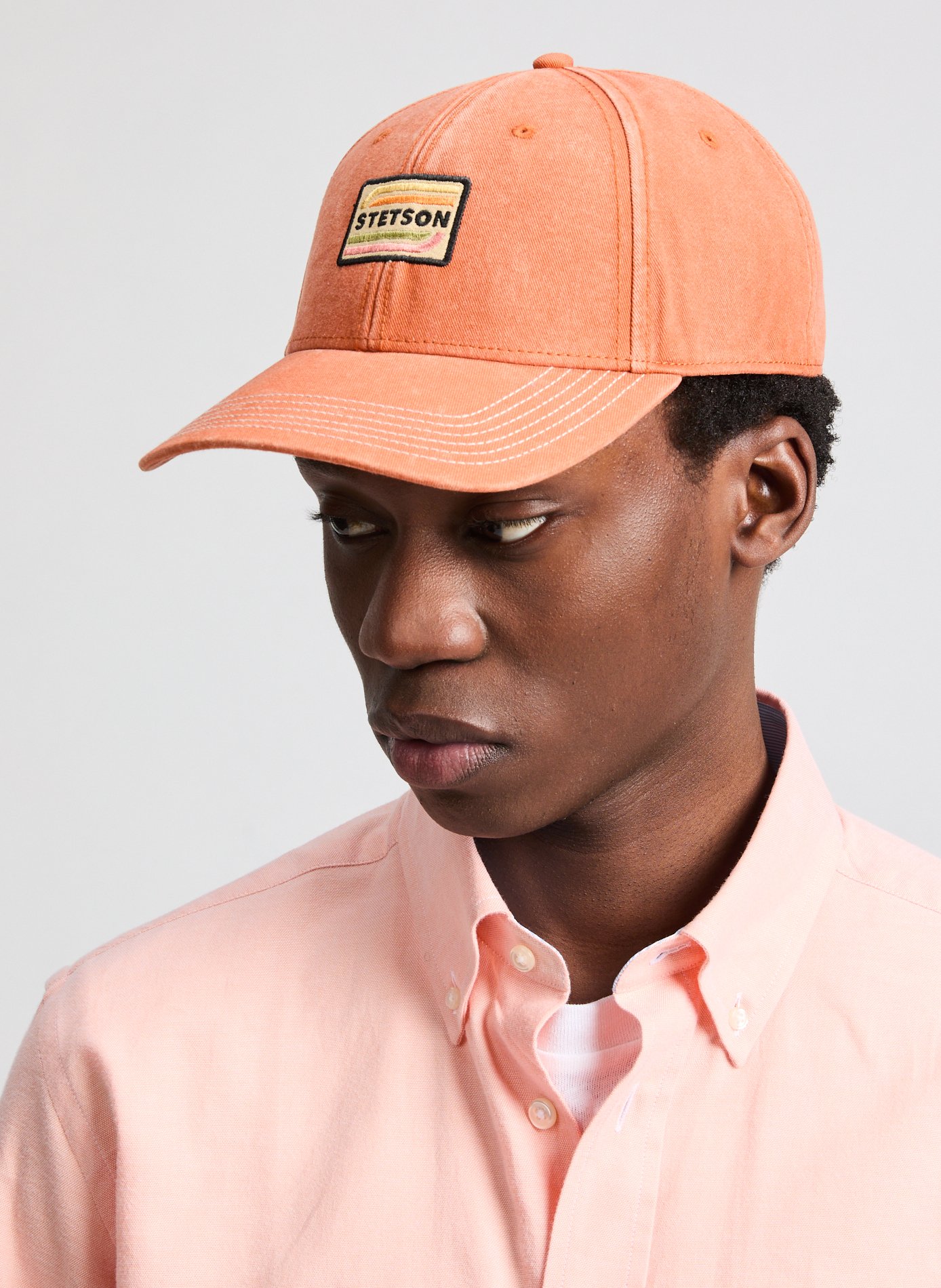 Cotton cap STETSON Orange