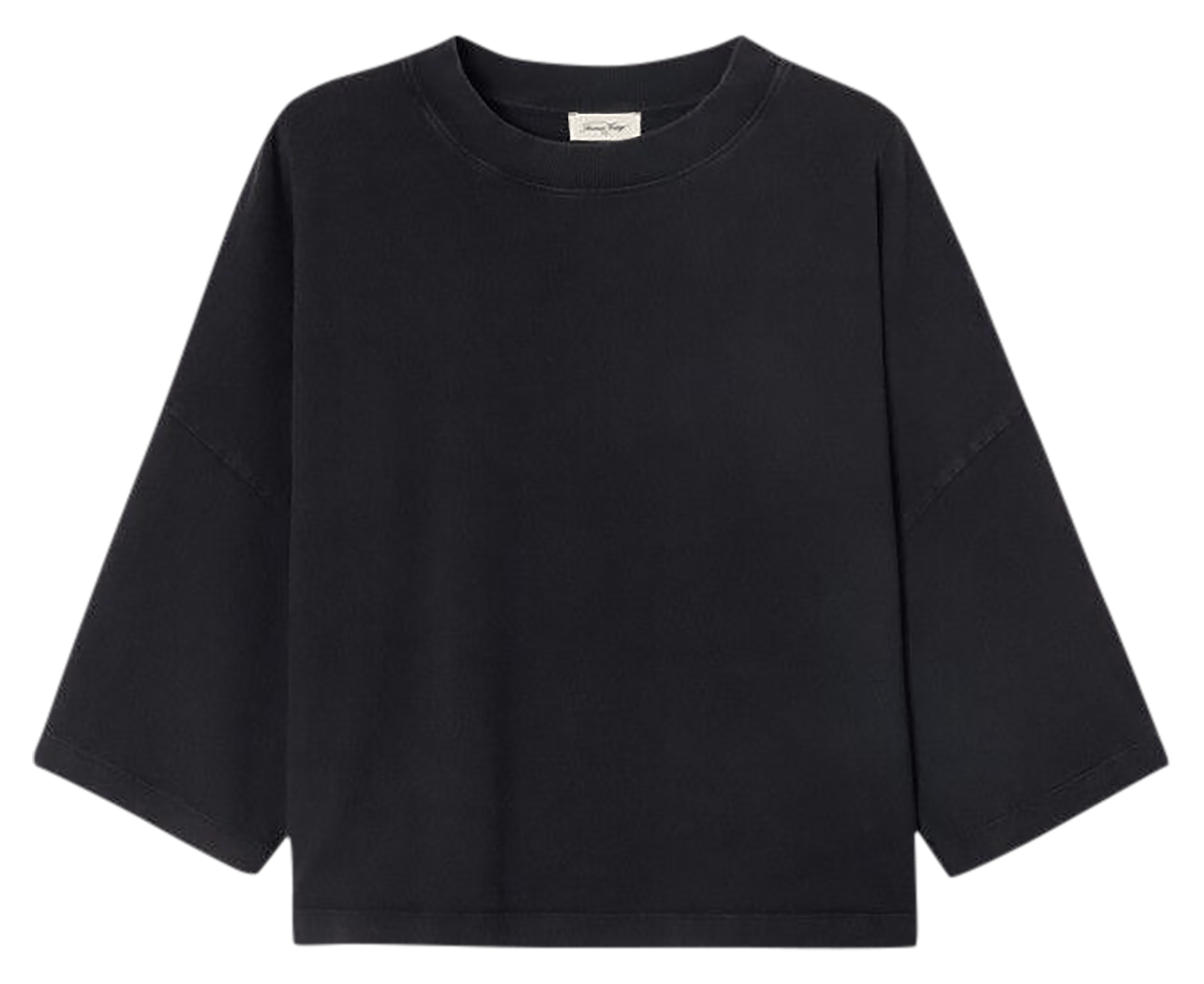 Tee-shirt oversize en coton afoma AMERICAN VINTAGE Noir