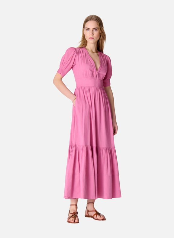 Robe longue edorine Rose by VANESSA BRUNO VANESSA BRUNO Robe longue edorine Rose