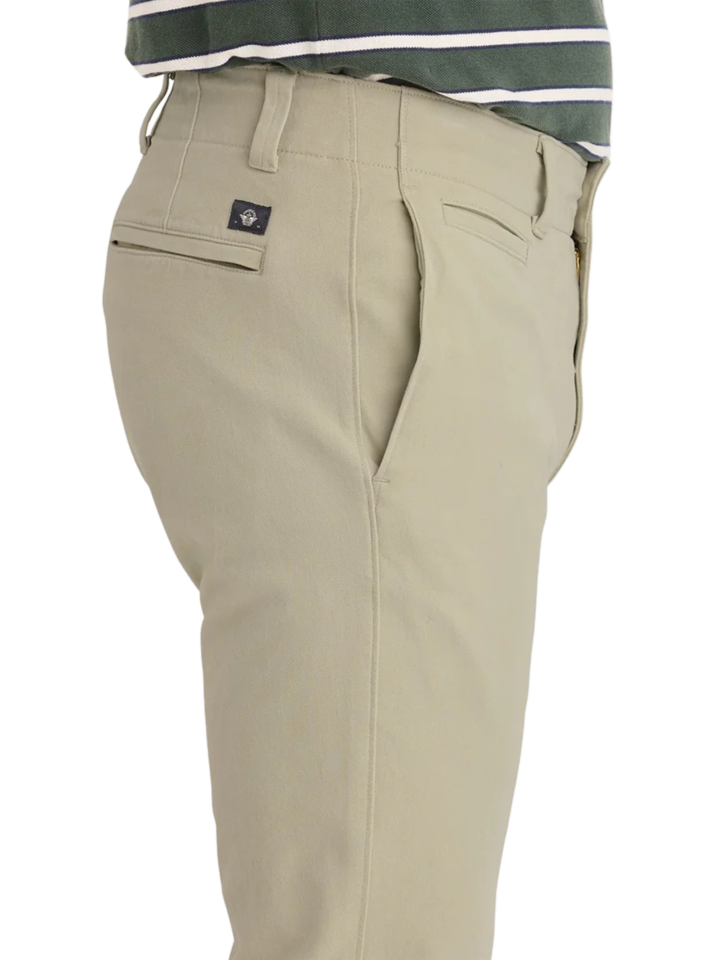 Pantalon skinny en coton DOCKERS Beige