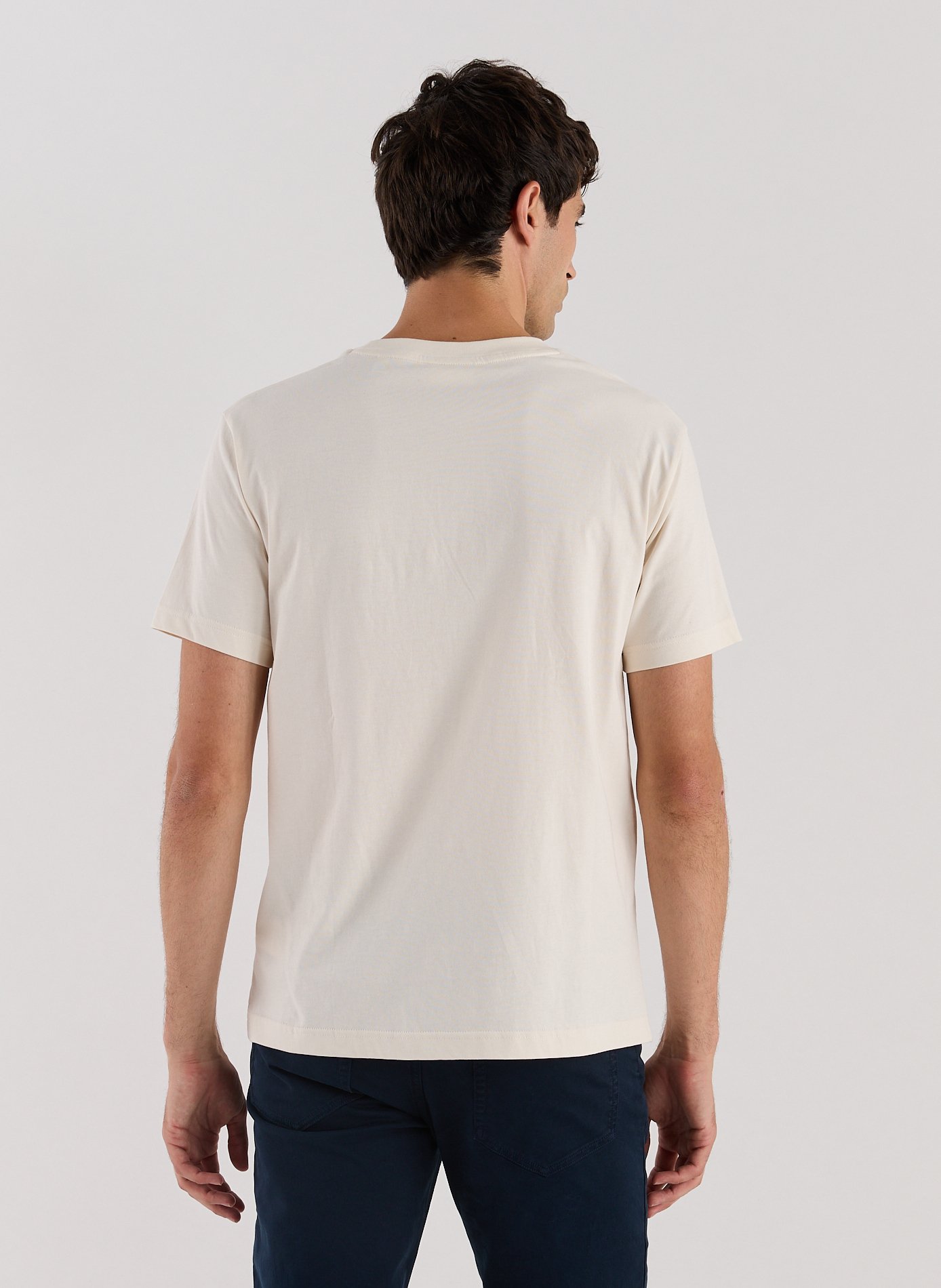 Classic Cotton T-Shirt GANT Beige