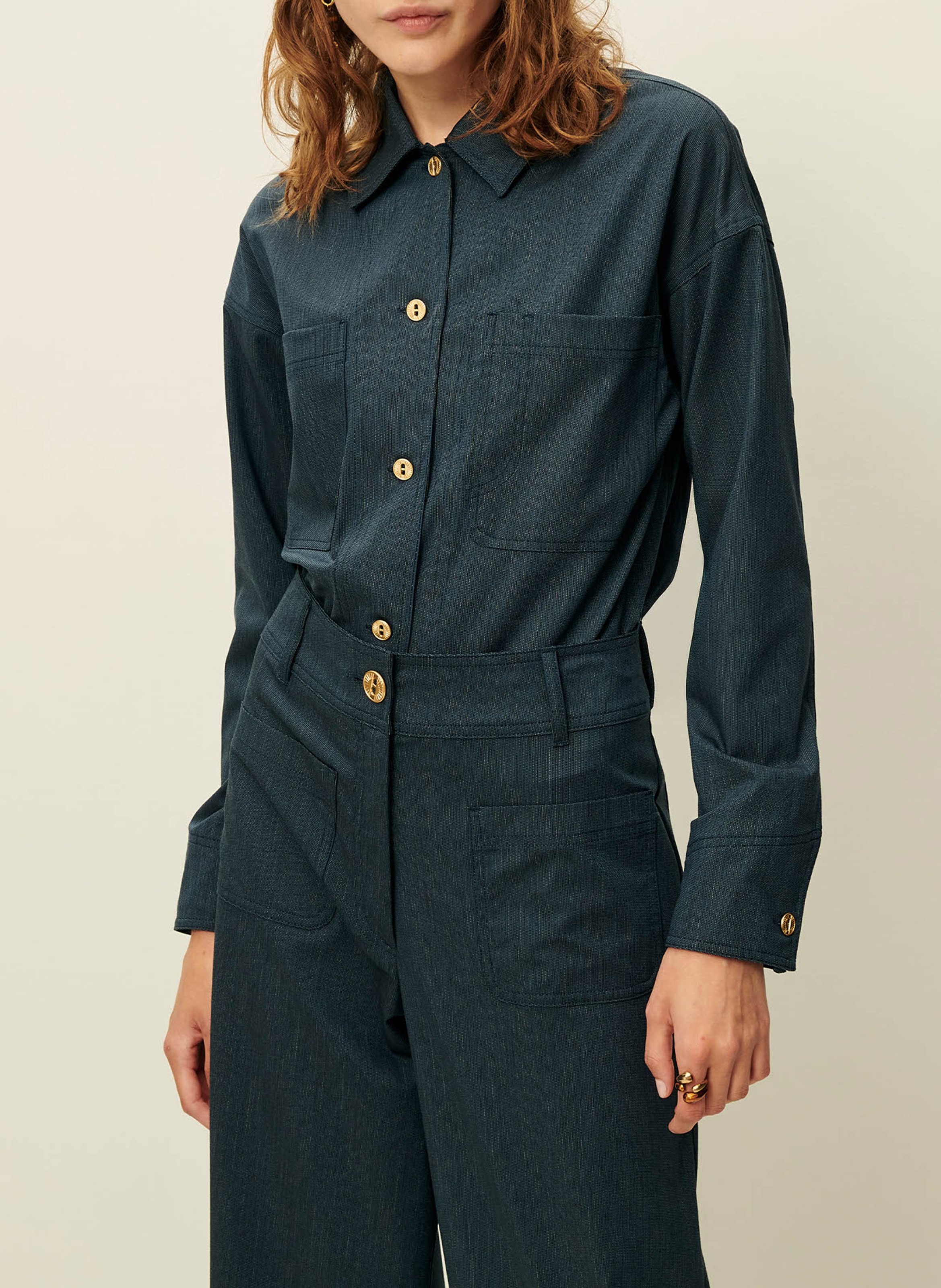 Chemise col classique notteri SESSUN Bleu