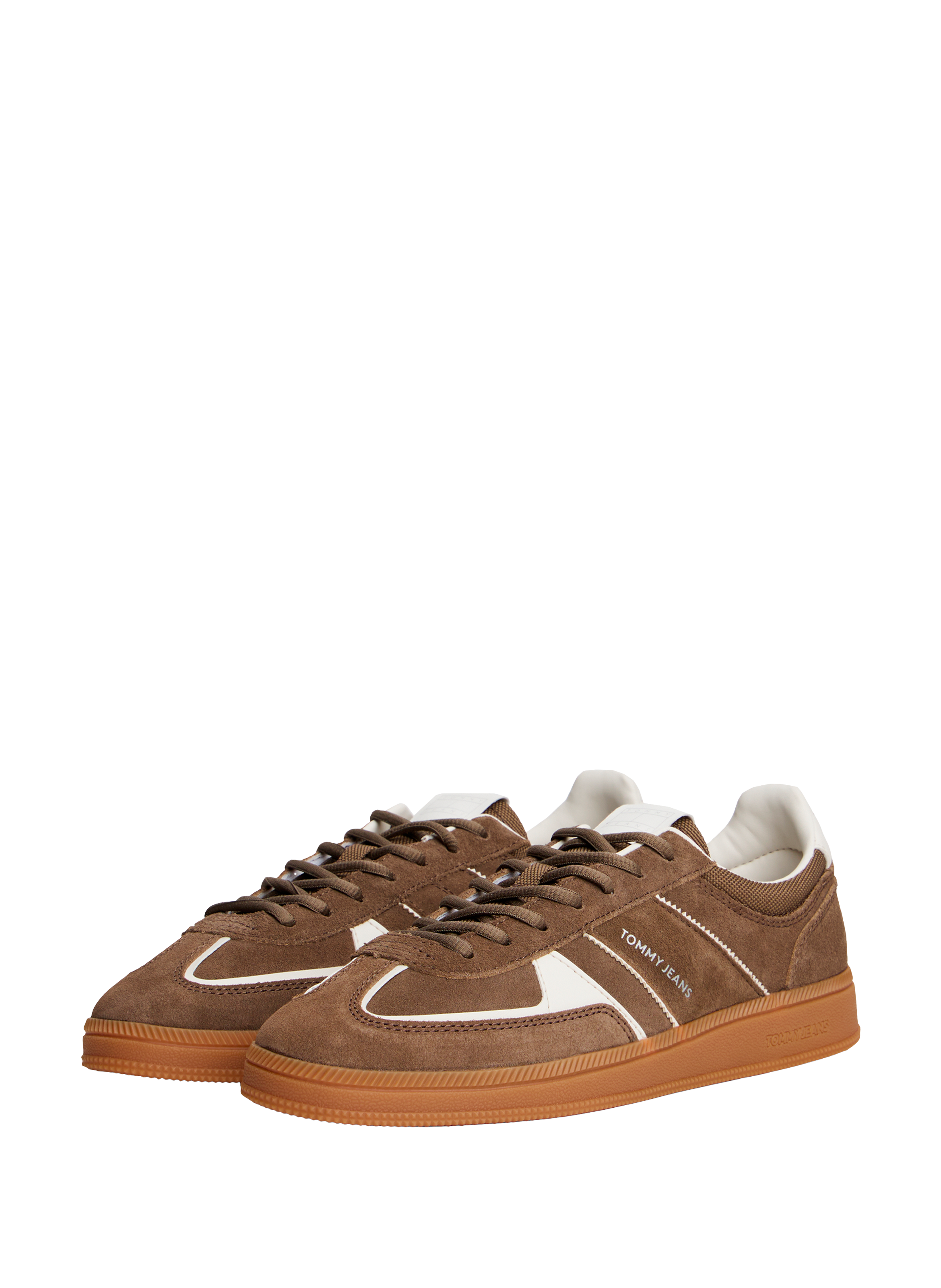 Baskets The Greenwich en daim multitextures TOMMY HILFIGER Rose