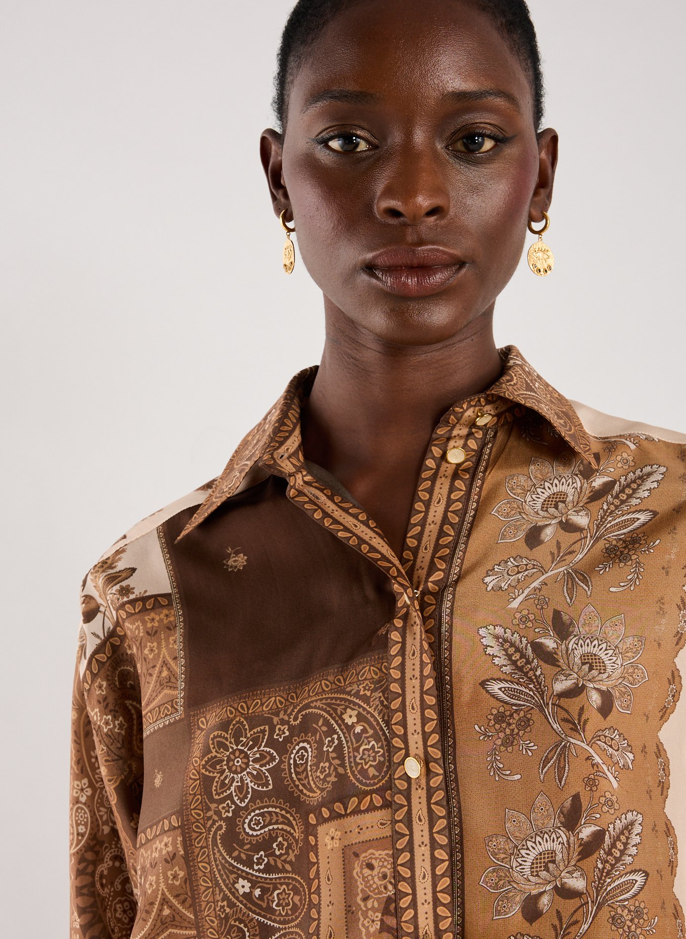 Boucles d'oreille Kressida HERMINA ATHENS Doré