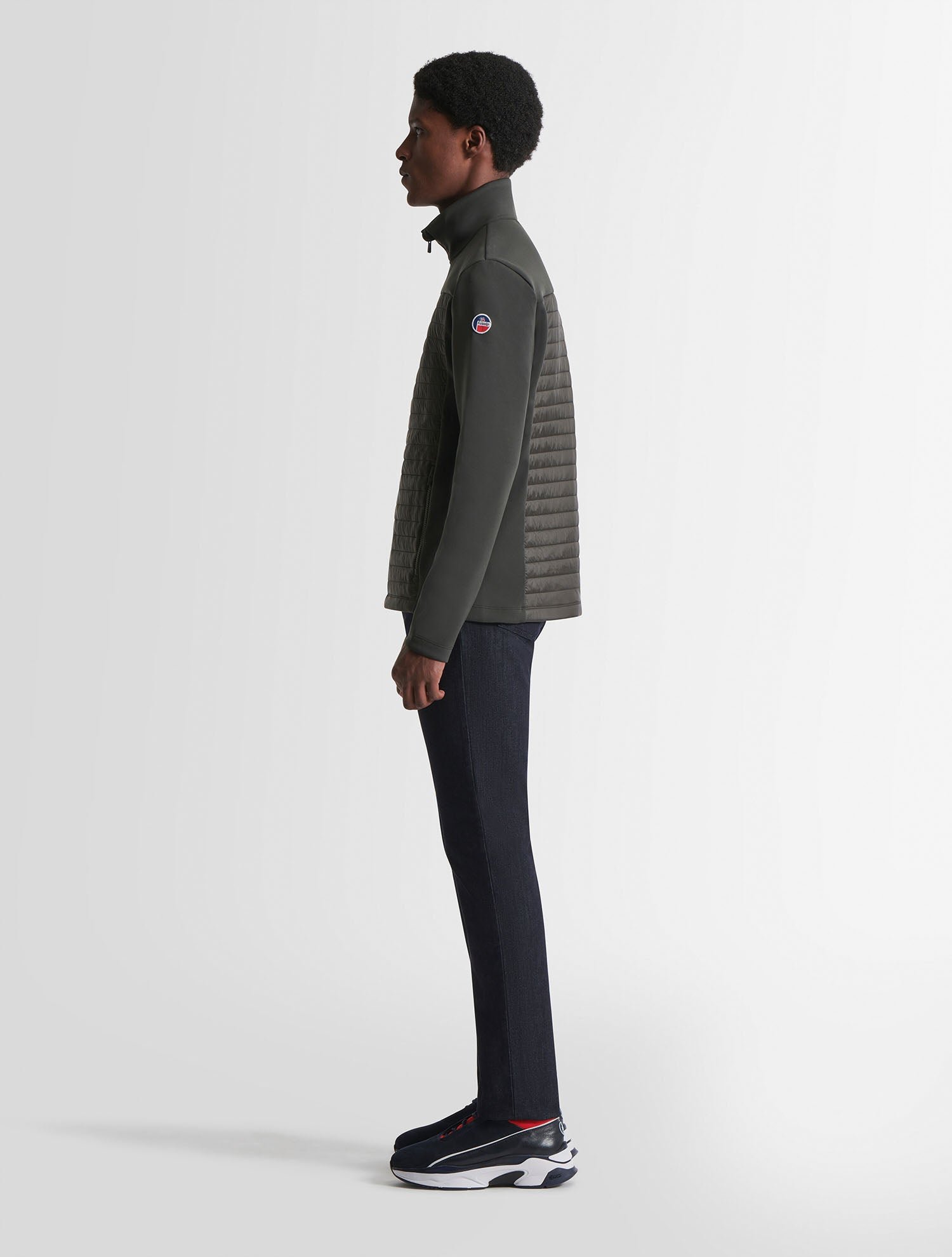 Veste légère aspon col montant coupe ajustée FUSALP Vert