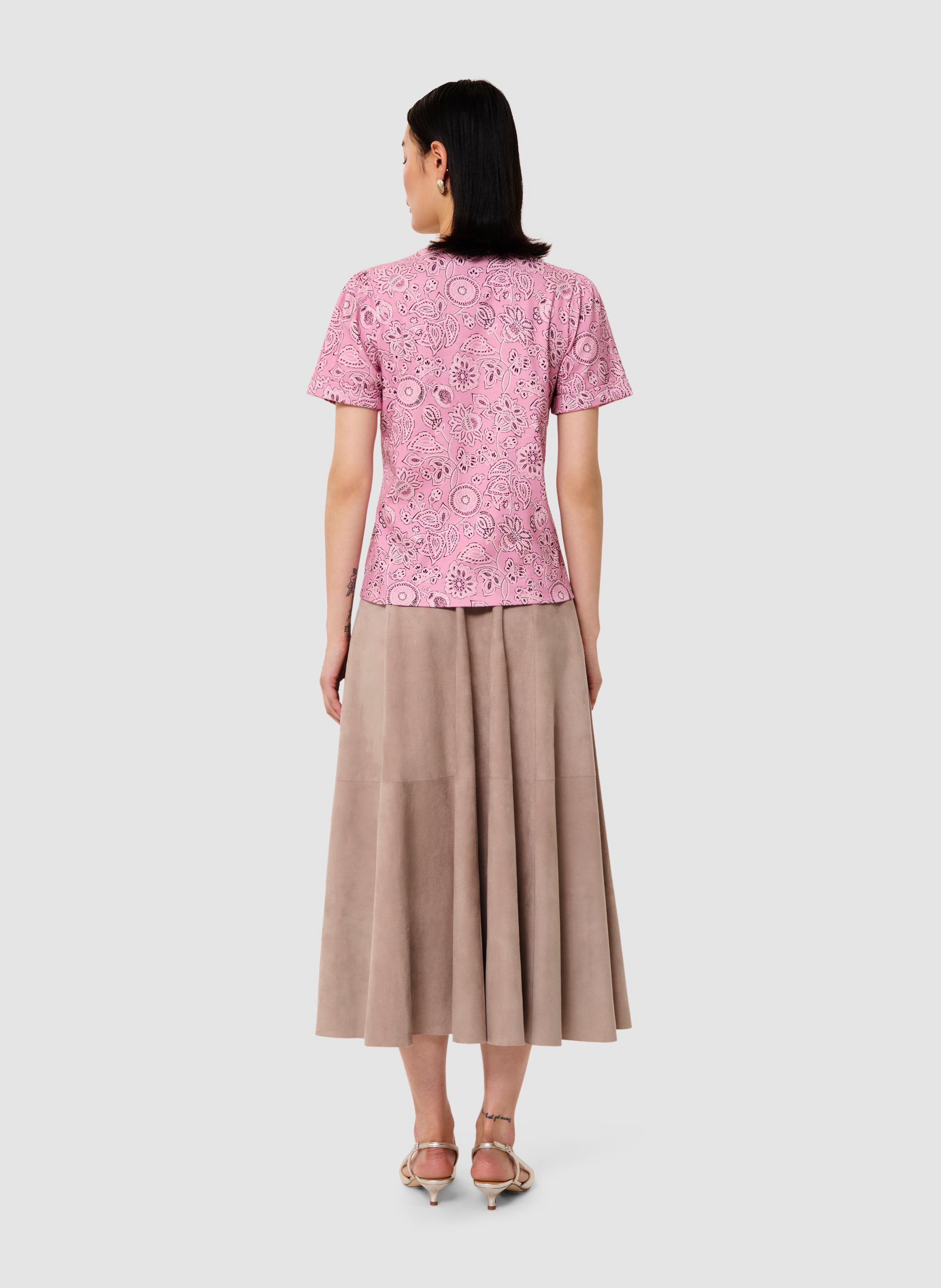 T-shirt tampa bois de rose TARA JARMON Rose