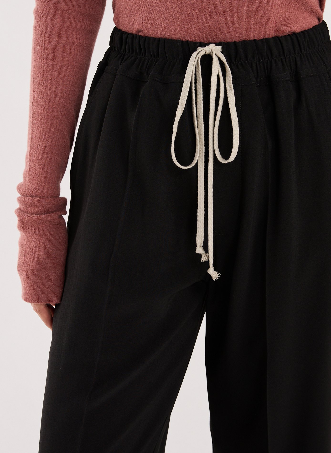 Flared solid color pants RICK OWENS Black