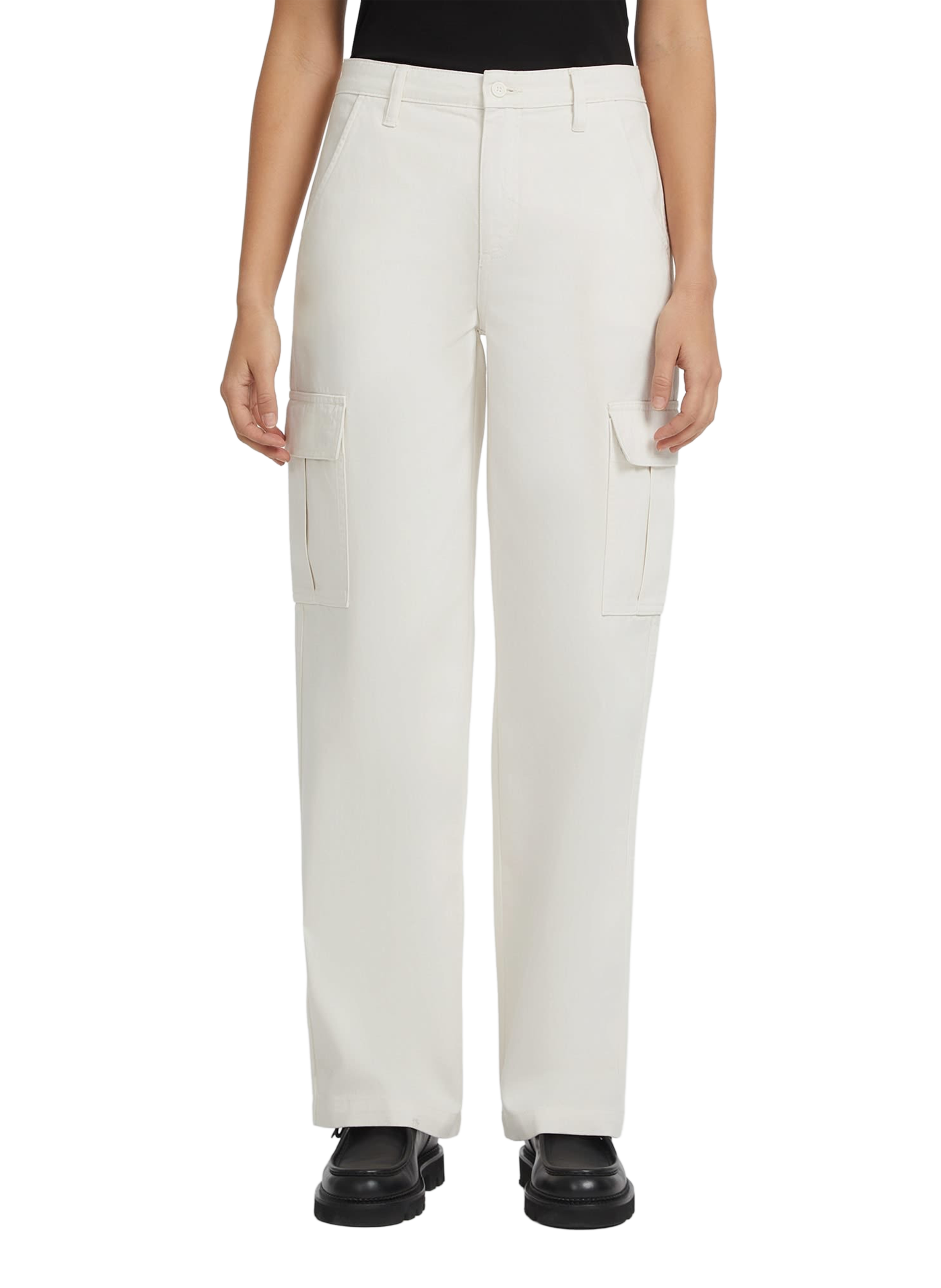 Cotton Cargo Pants GUESS Beige