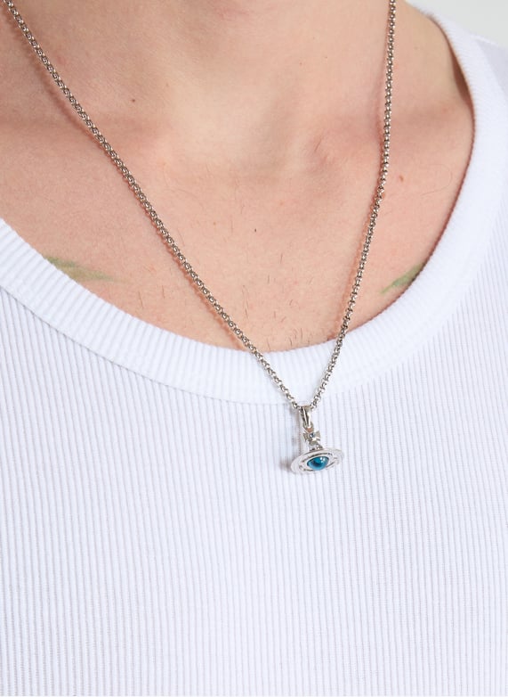 Collier pendentif petite orbe | Bleu by VIVIENNE WESTWOOD Collier pendentif petite orbe Bleu