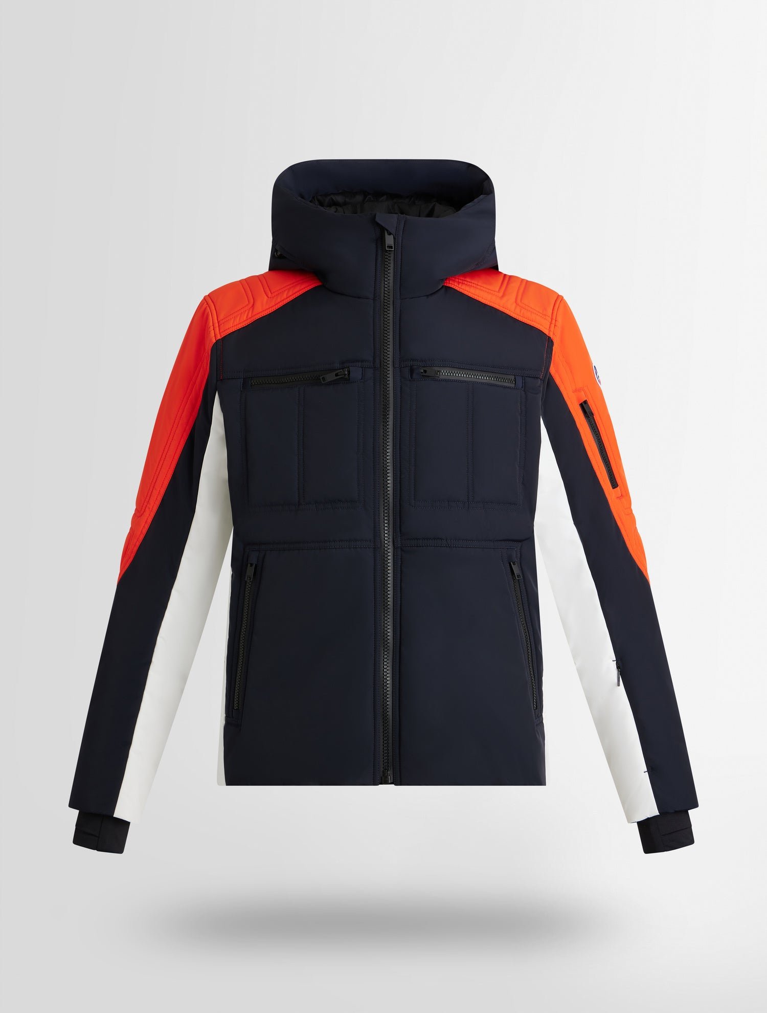 Veste de ski anofar col capuche FUSALP Bleu