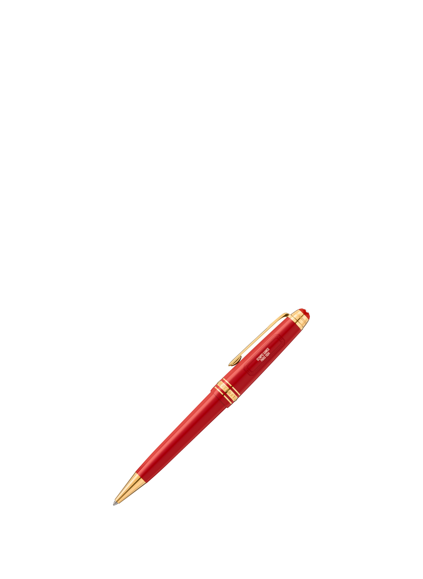 Precious lacquer ballpoint pen MONTBLANC Red