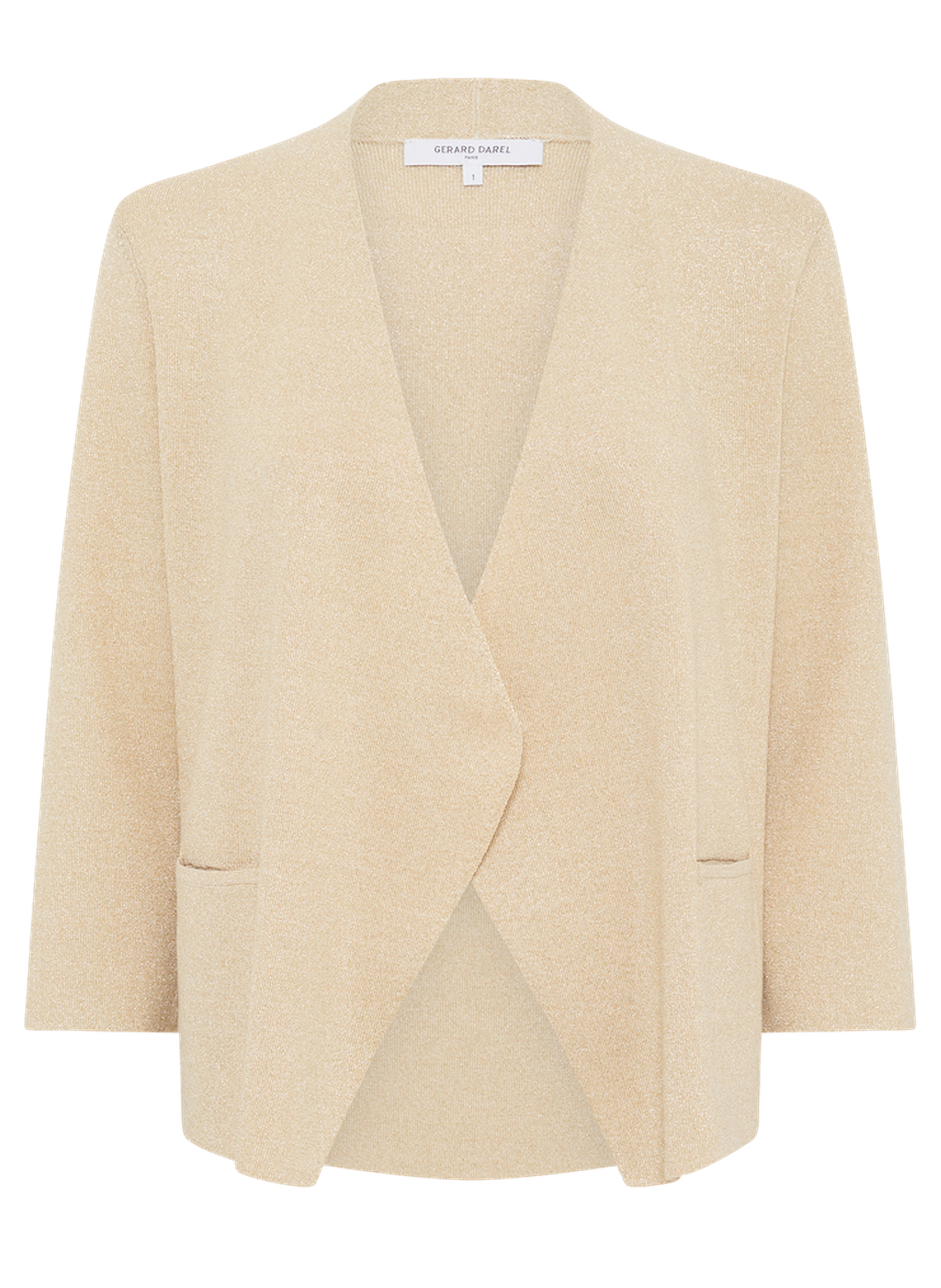 Gilet en microfibre doré - lavina GERARD DAREL Jaune