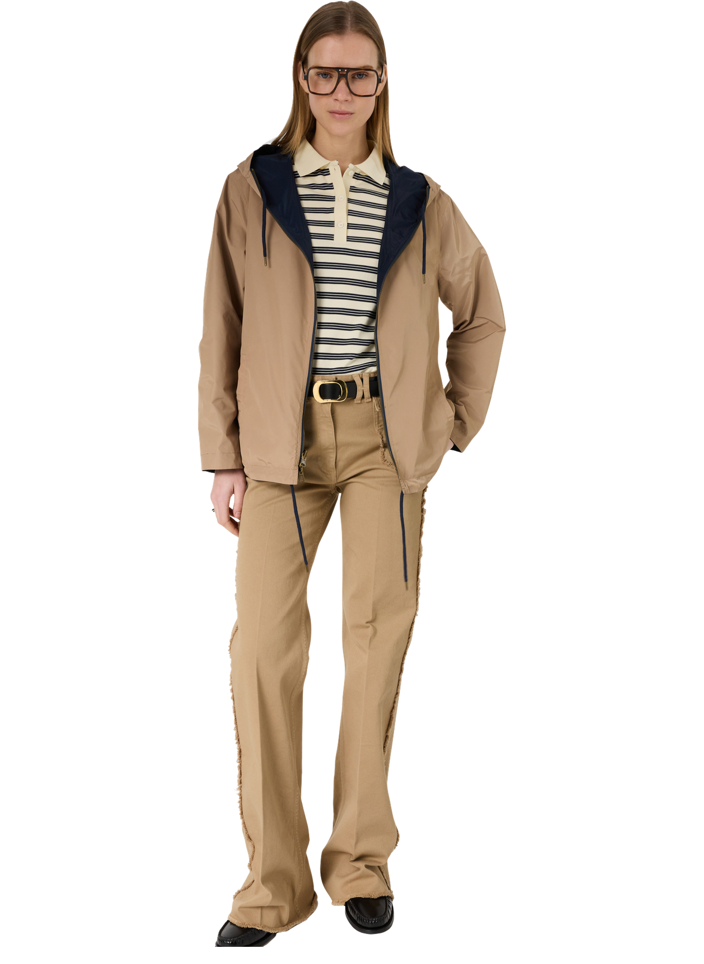 Parka courte à capuche - jordane GERARD DAREL Bleu