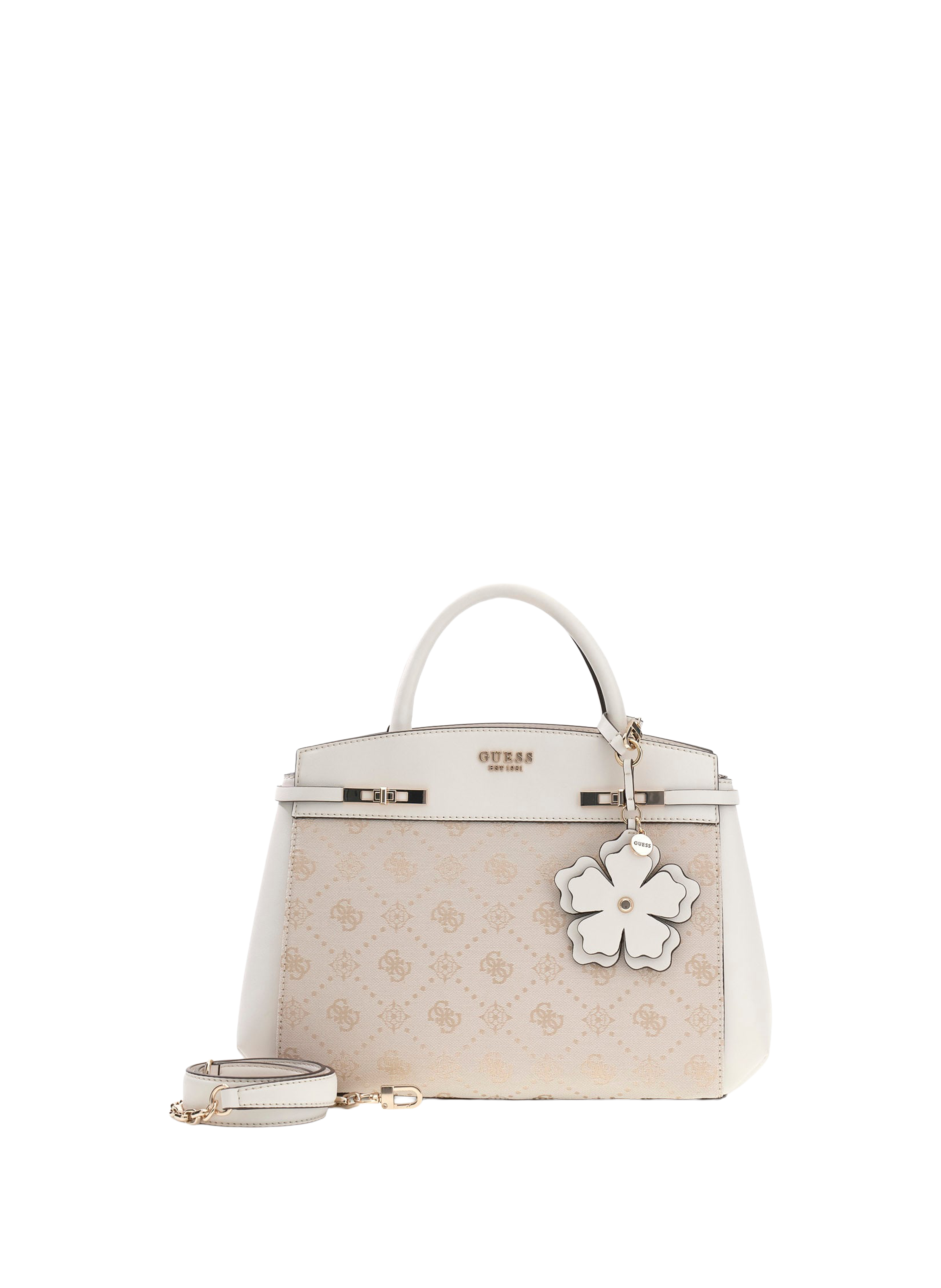 Melinda printed handbag GUESS Beige