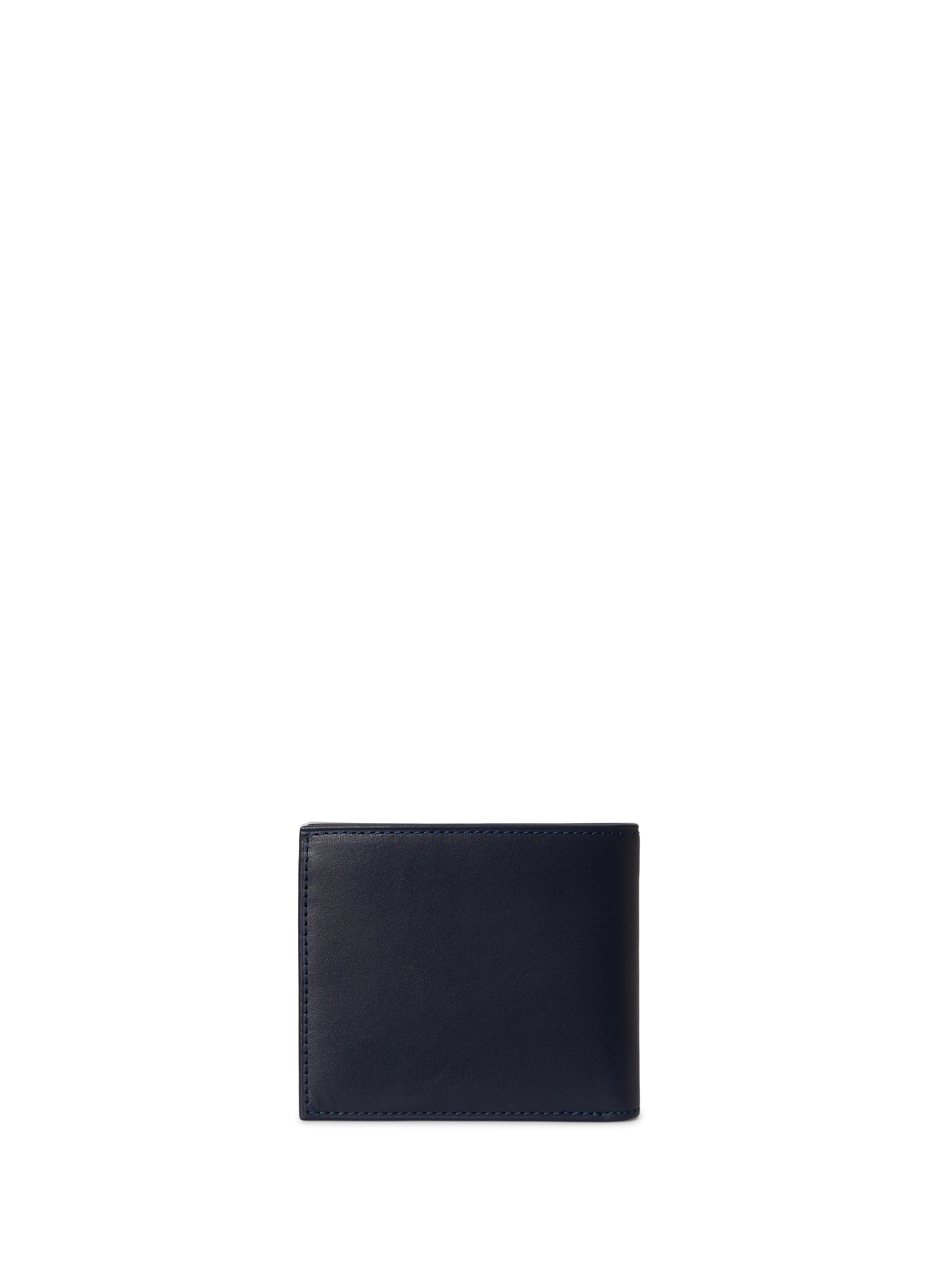 Cowhide leather logo wallet POLO RALPH LAUREN Blue