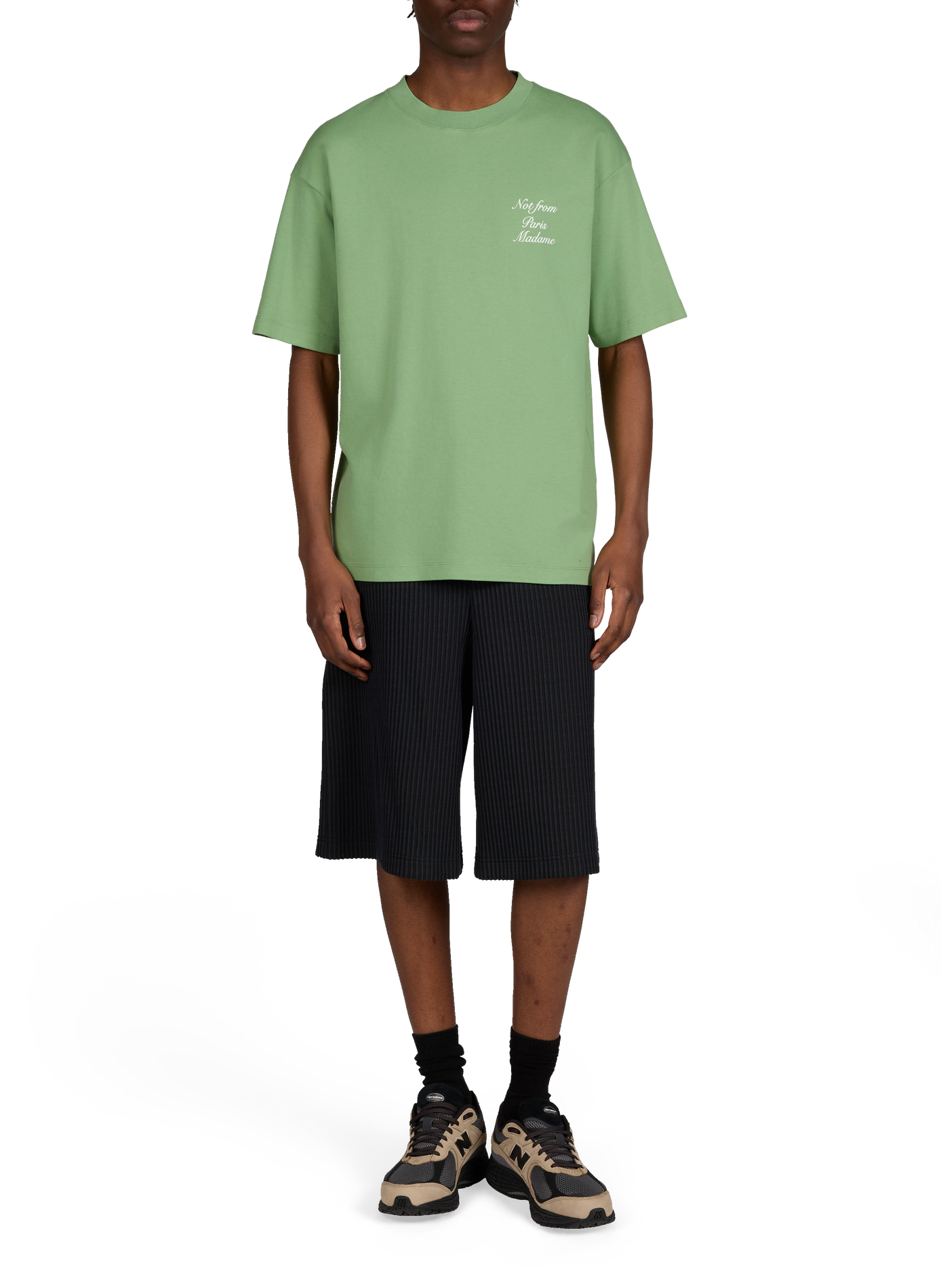 T-shirt en coton DROLE DE MONSIEUR Vert