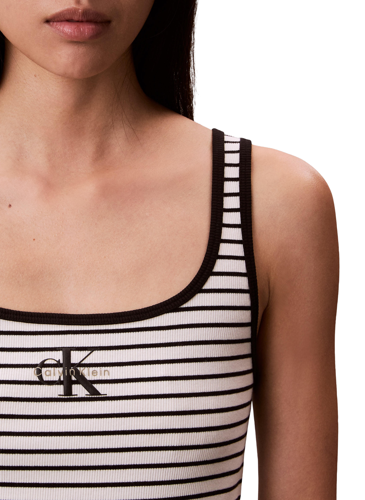 Débardeur brodé à logo en coton mélangé CALVIN KLEIN Multicolore