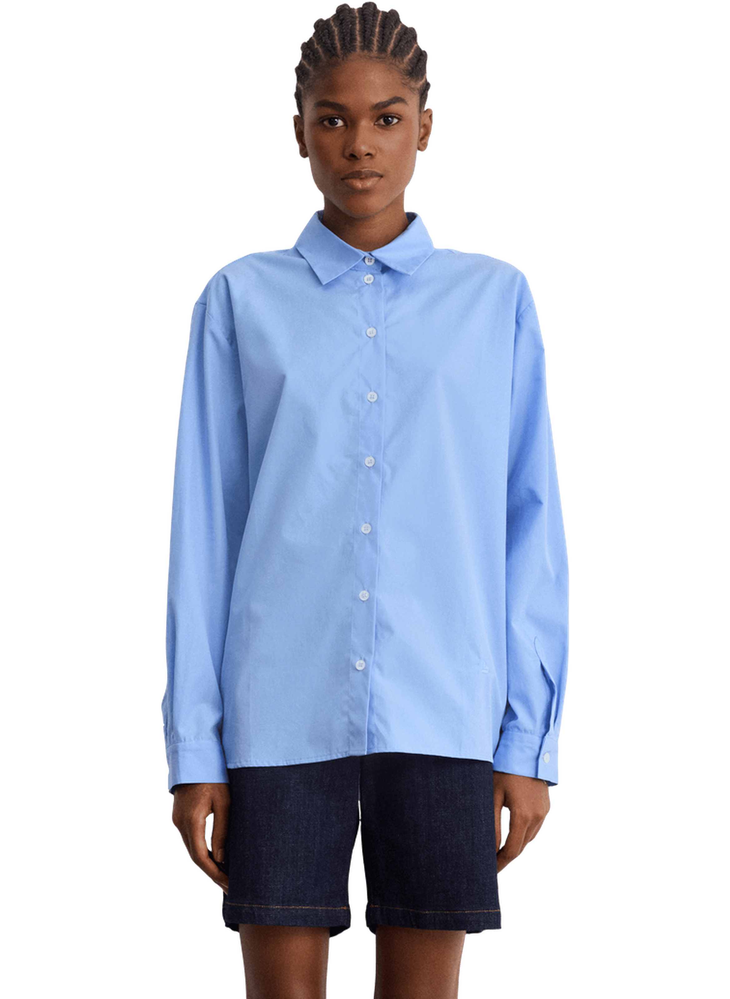 Chemise en popeline - cilia PABLO Bleu