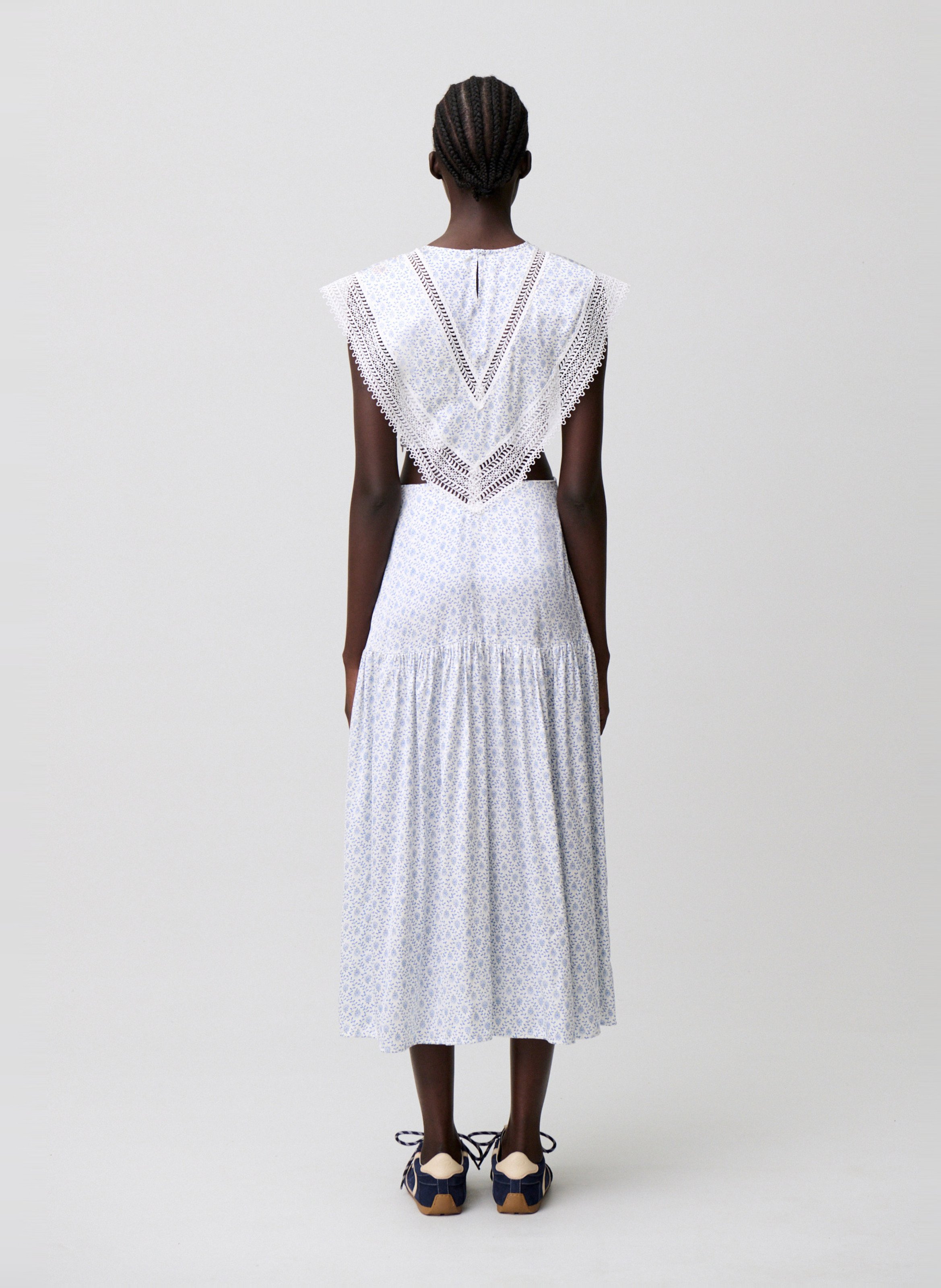 Robe midi à imprimé fleuri CLAUDIE PIERLOT Multicolore