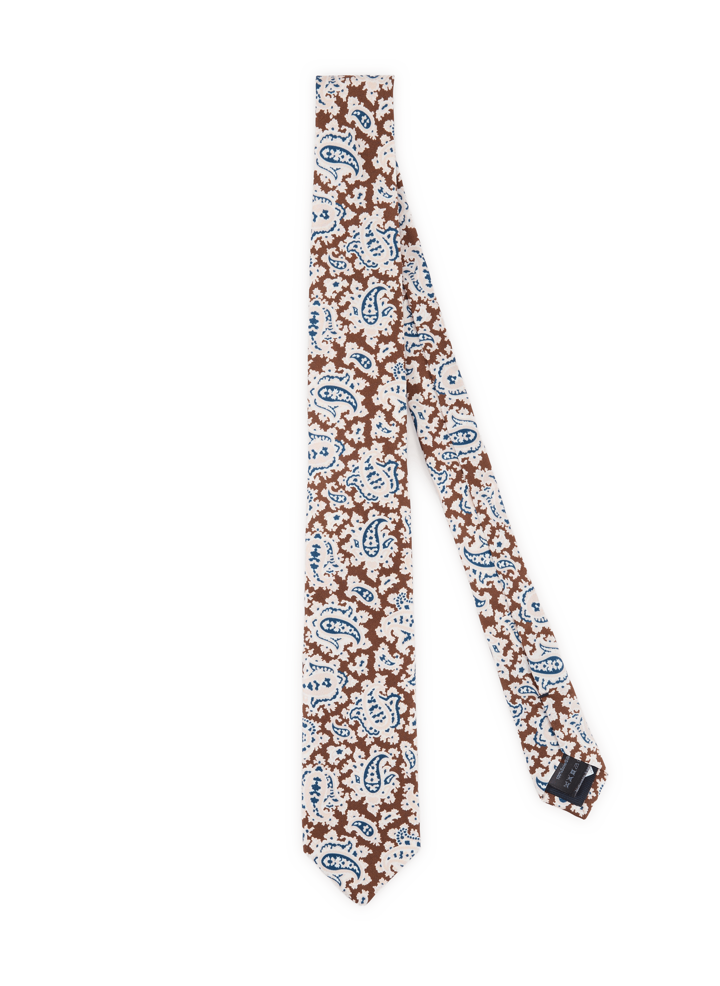 Cravate à motifs en soie  AU PRINTEMPS PARIS Multicolore