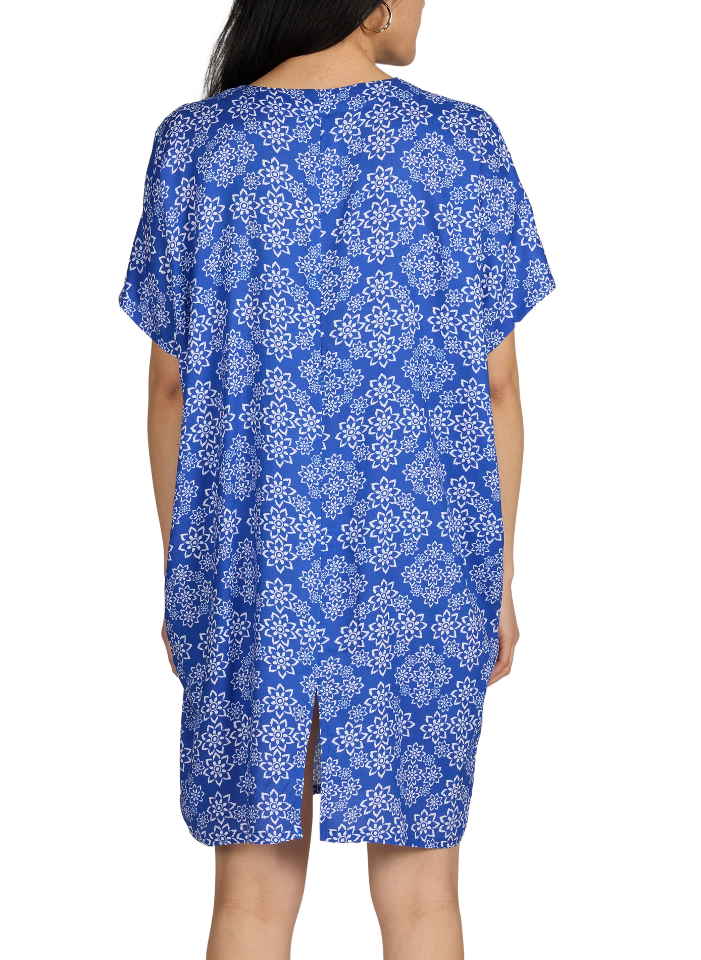 Floral Print Beach Dress GRAIN DE SABLE Blue