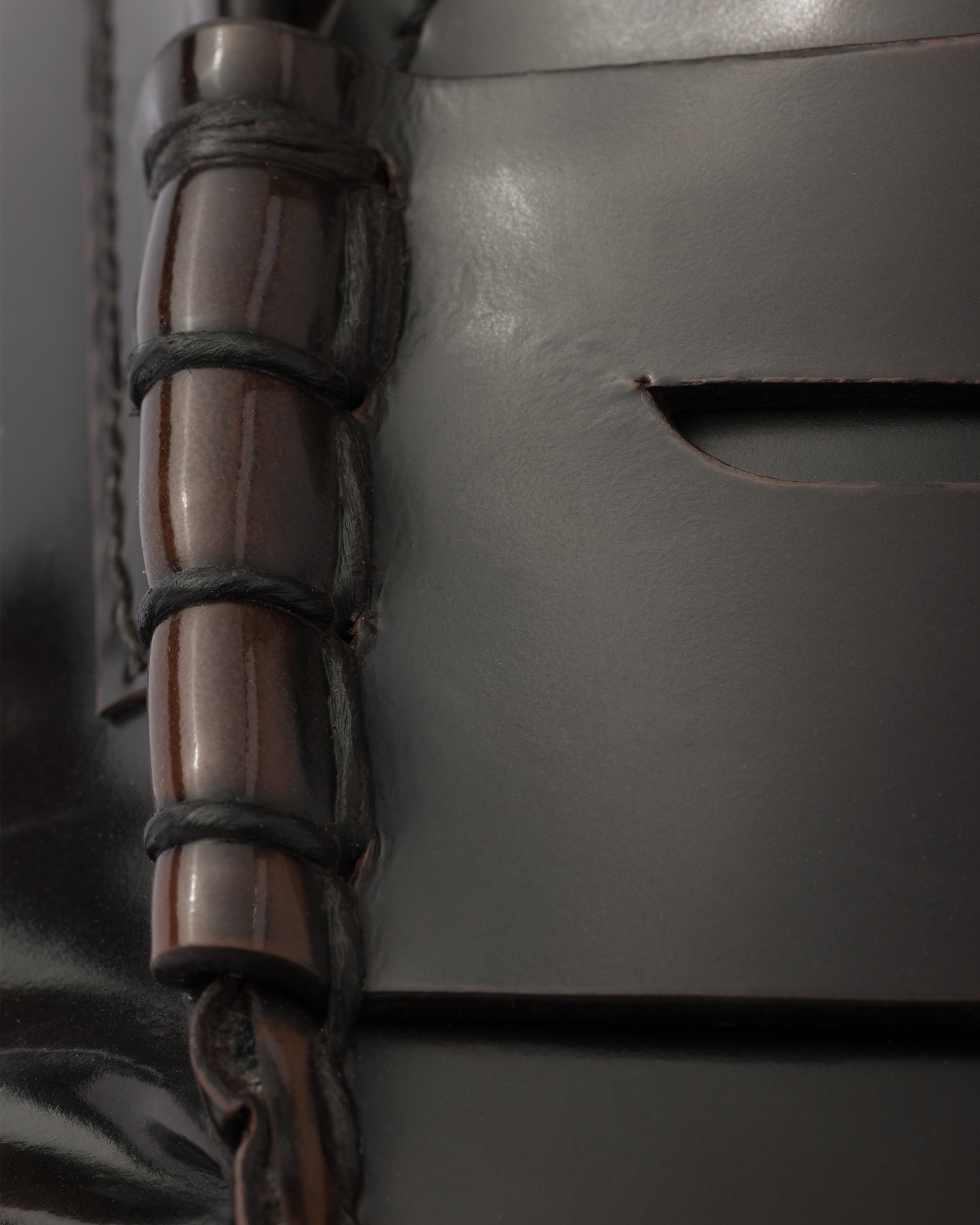 Mocassins en cuir brossé PRADA Marron
