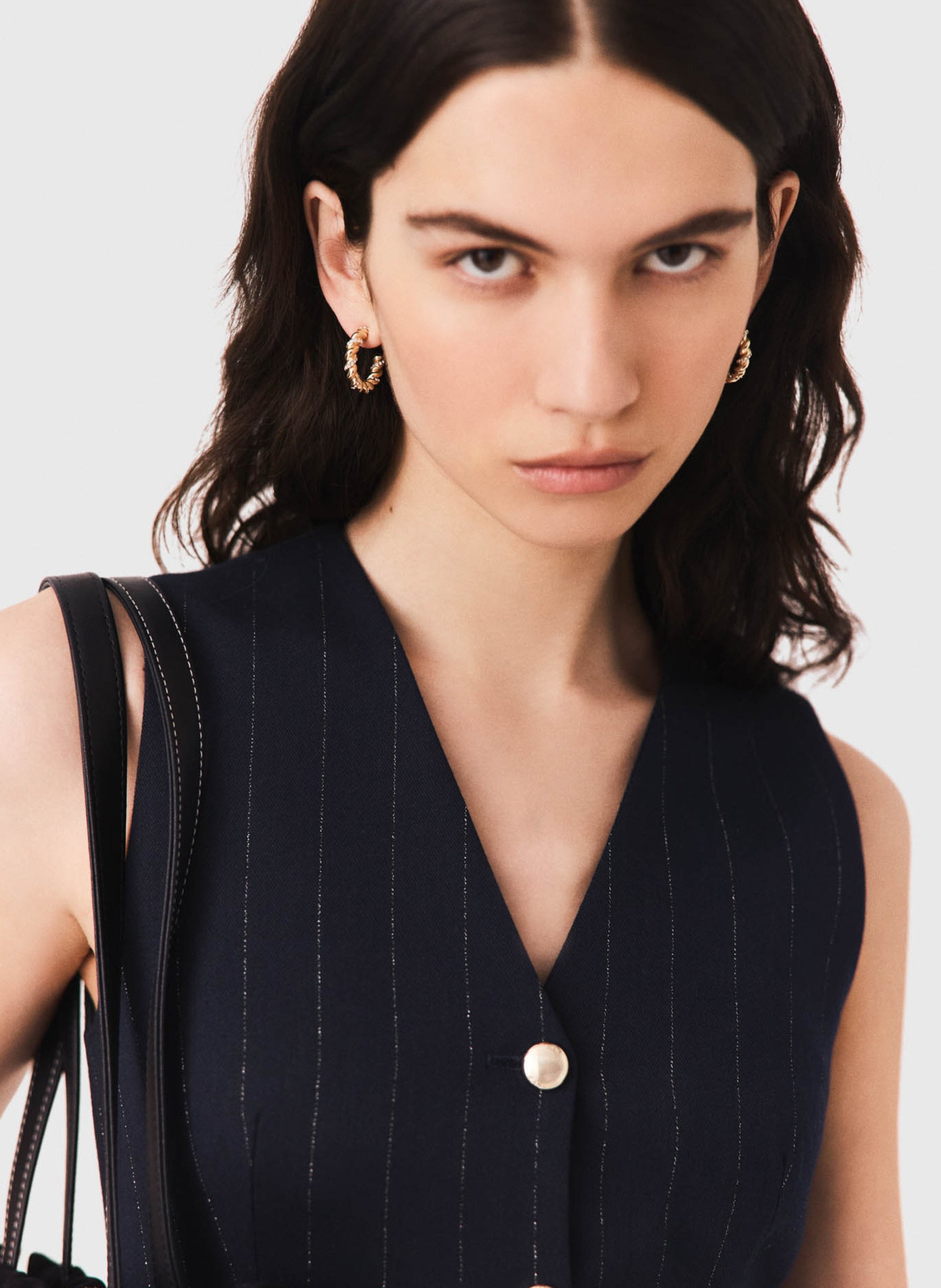 Boucles d'oreilles en laiton MAJE Doré