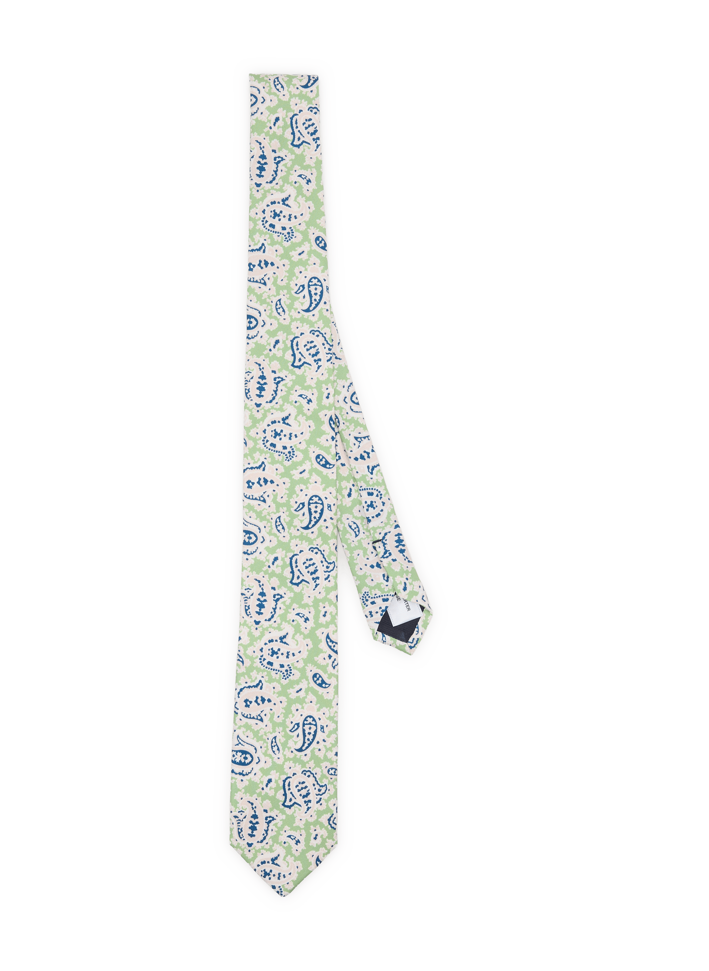 Silk patterned tie AU PRINTEMPS PARIS Multicolour