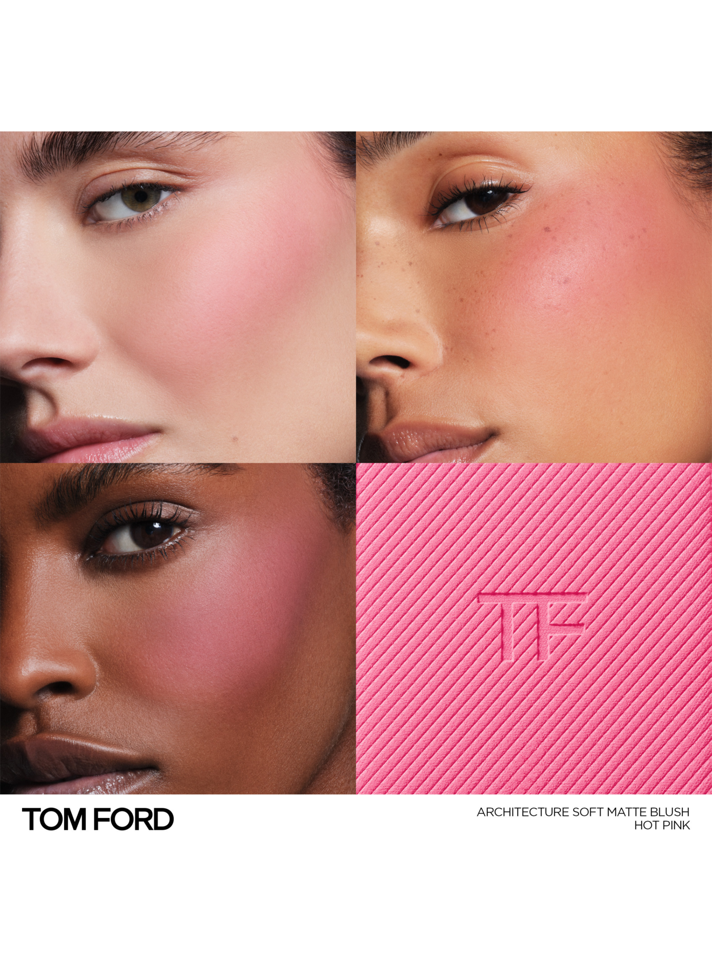 Rubor en polvo mate - Arquitectura TOM FORD 05 - hot pink
